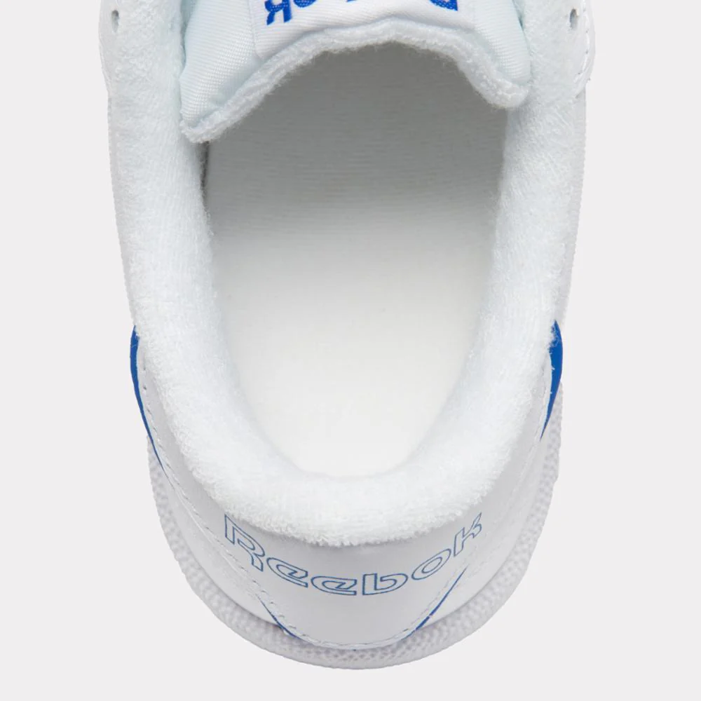Reebok Footwear Men Club C 85 Shoes WHITE/WHITE/OPTIMUM BLUE - Image 7