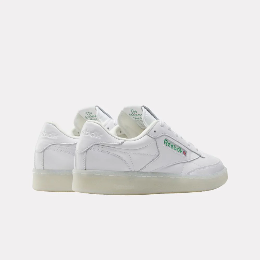 Reebok Footwear Men Club C 85 Vintage Shoes - 40th Anniversary WHITE/GLENGREEN/VECTORRED - Image 4