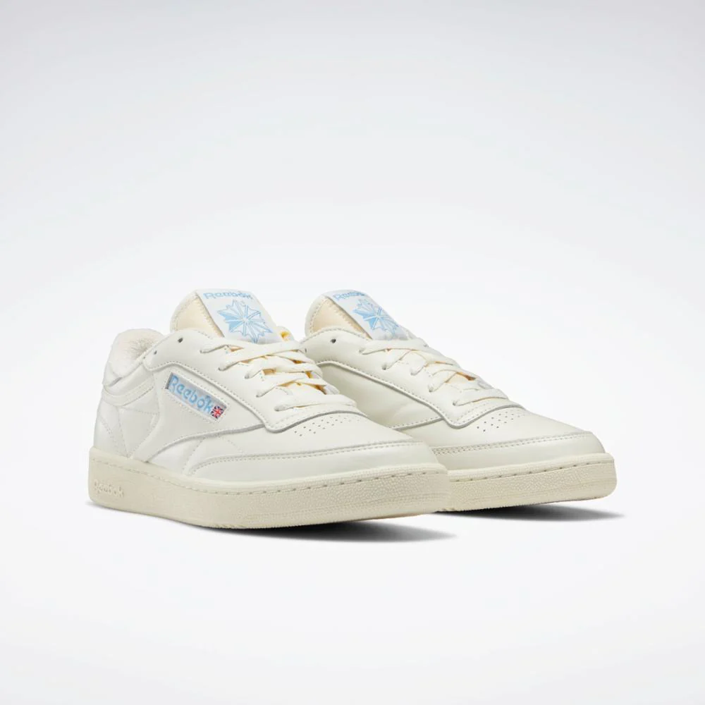 Reebok Footwear Men Club C 85 Vintage Shoes CHALK/ALABASTER/ESSENTIAL BLUE - Image 3