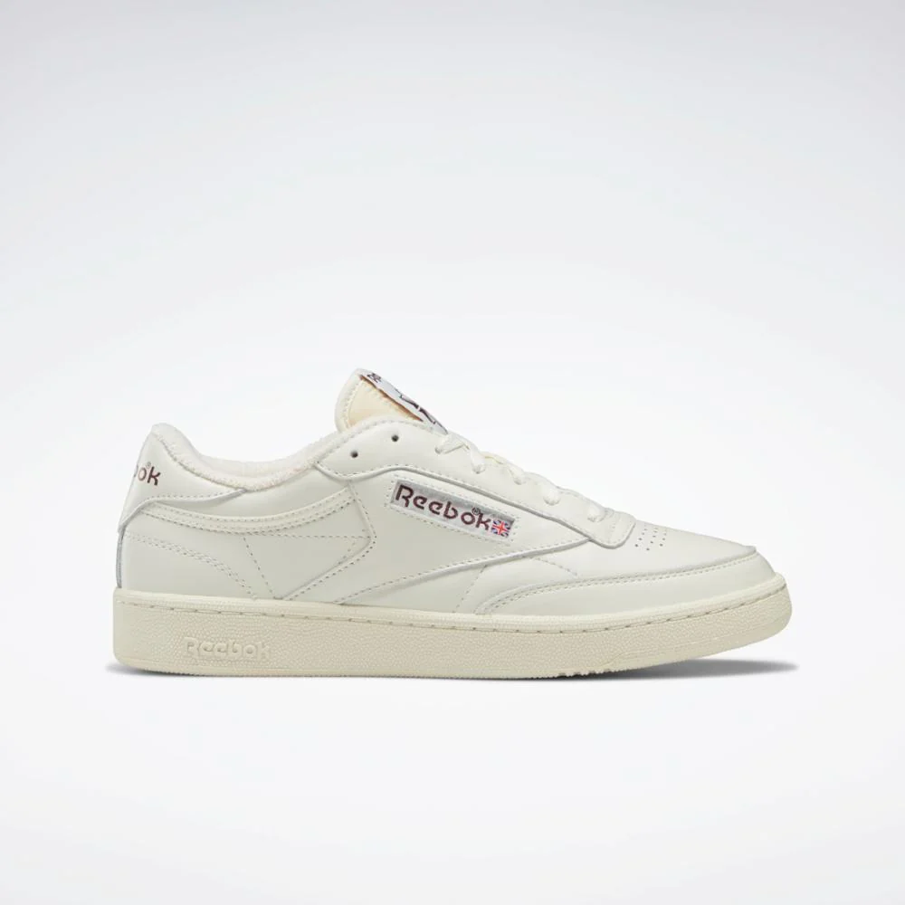 Reebok Footwear Men Club C 85 Vintage Shoes CHALK/ALABASTER/MAROON