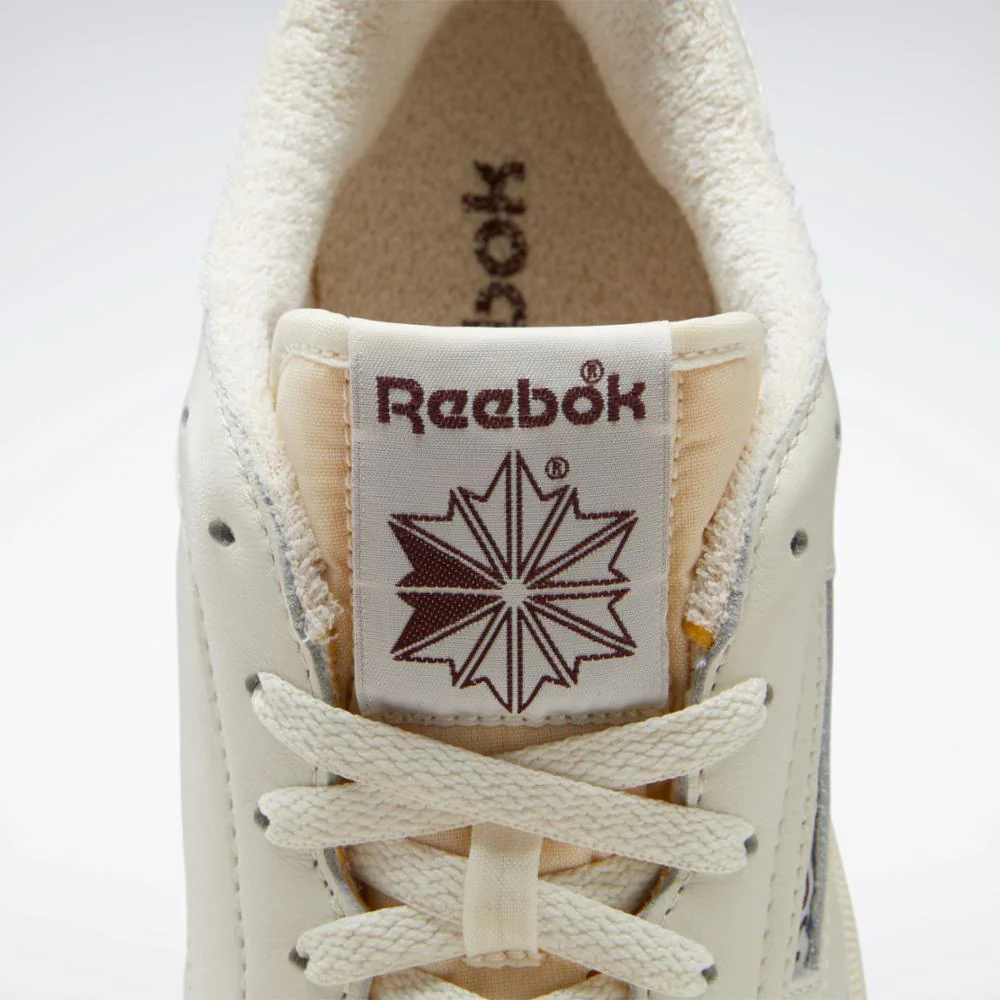 Reebok Footwear Men Club C 85 Vintage Shoes CHALK/ALABASTER/MAROON - Image 6