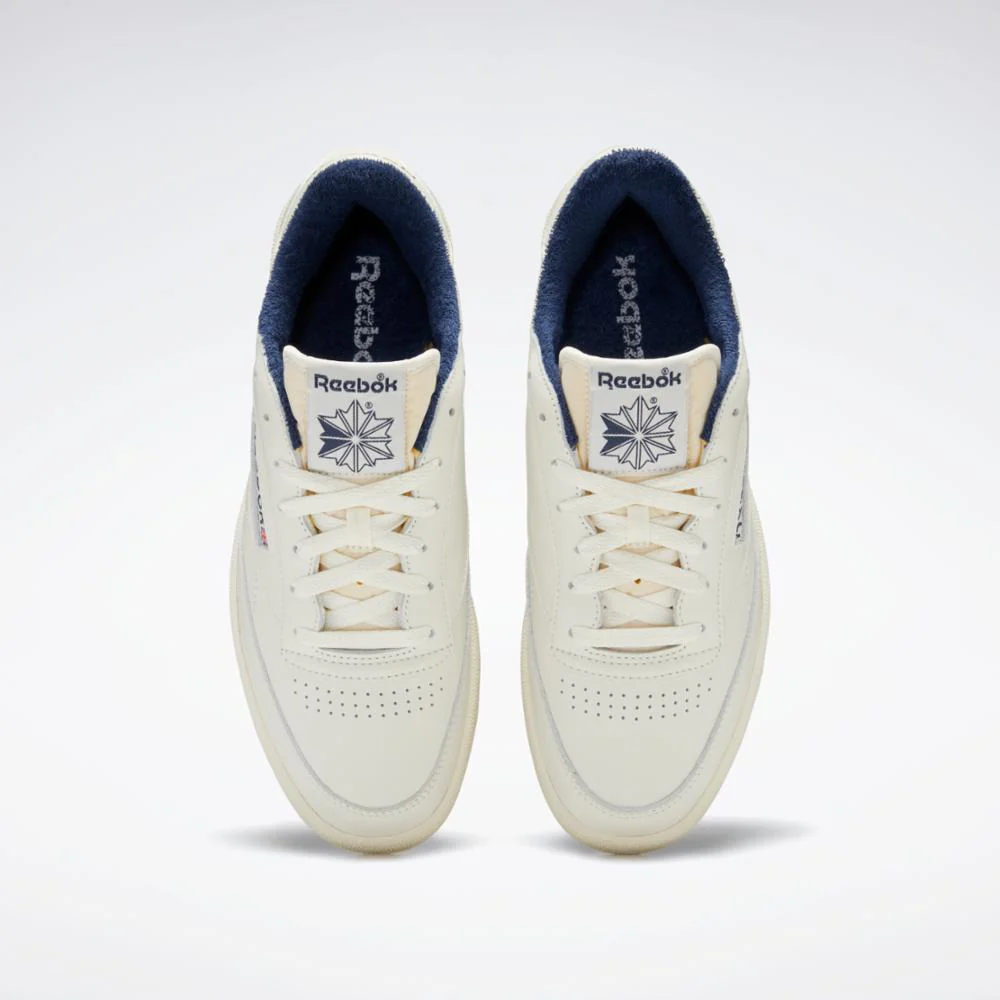 Reebok Footwear Men Club C 85 Vintage Shoes CHALK/ALABASTER/VECTOR NAVY - Image 6