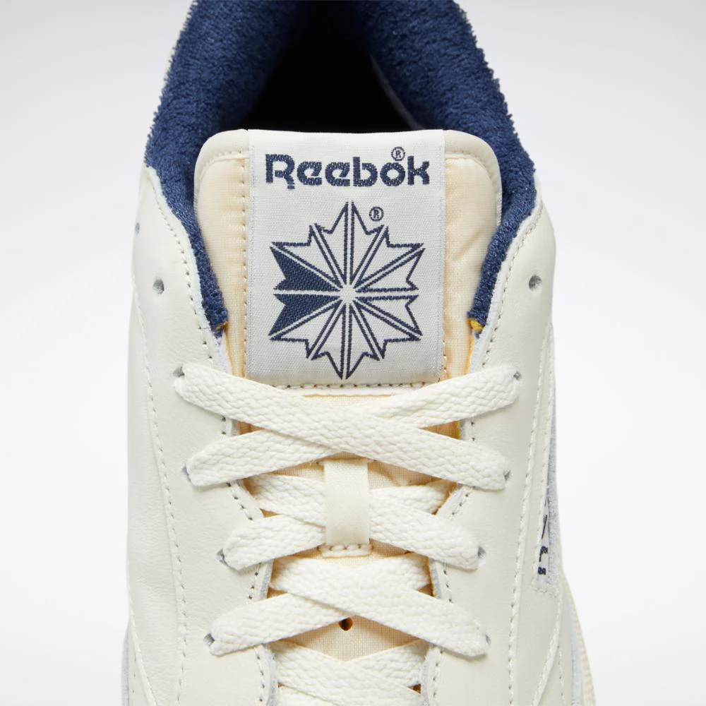 Reebok Footwear Men Club C 85 Vintage Shoes CHALK/ALABASTER/VECTOR NAVY - Image 7