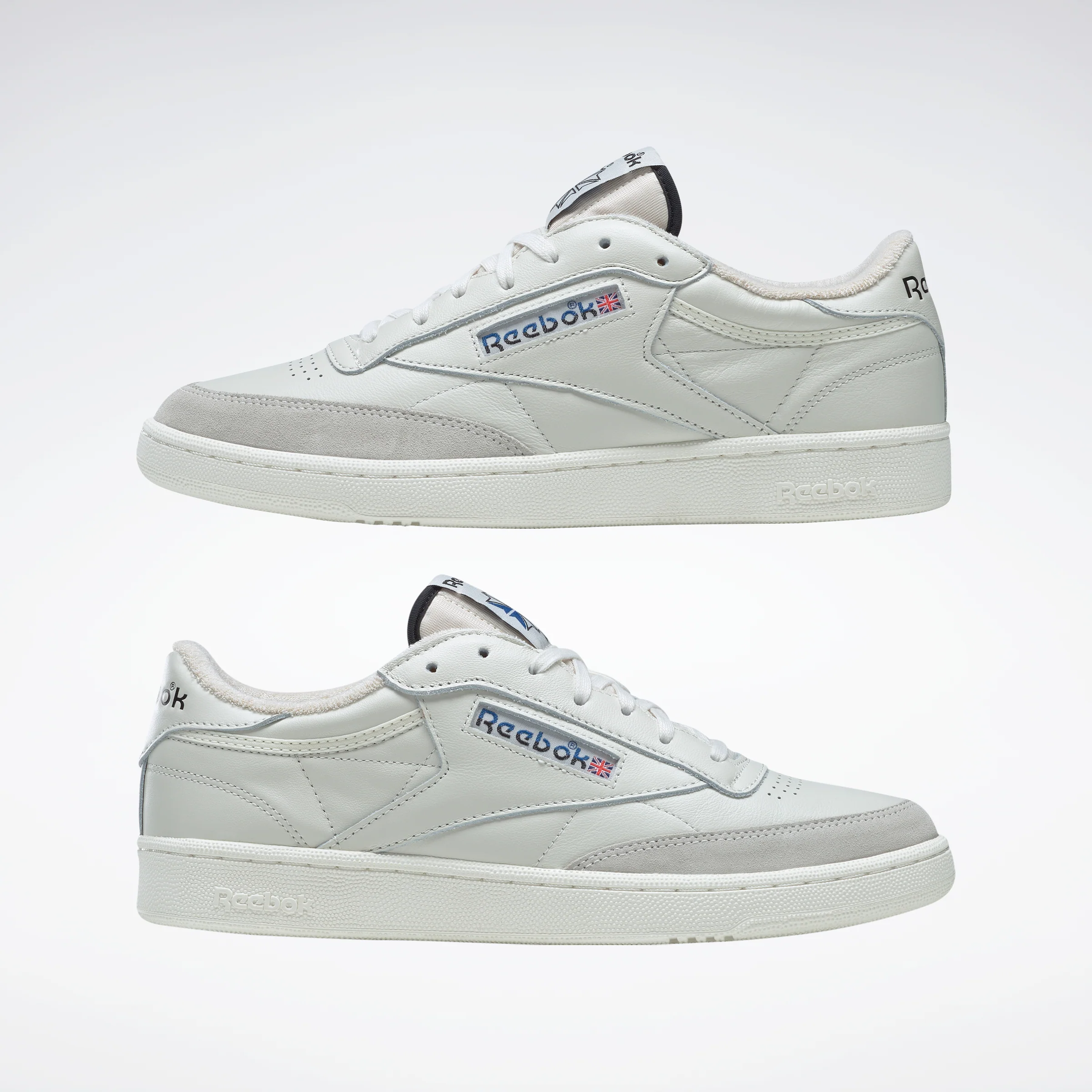 Reebok Footwear Men Club C 85 Vintage Shoes Chalk/Black/Vecblu - Image 9