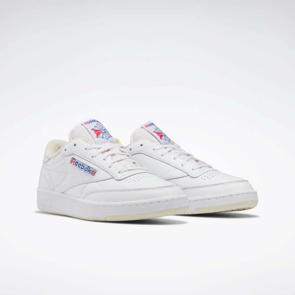 Reebok Footwear Men CLUB C 85 VINTAGE SHOES FTWWHT/ALABAS/VECBLU - Image 3