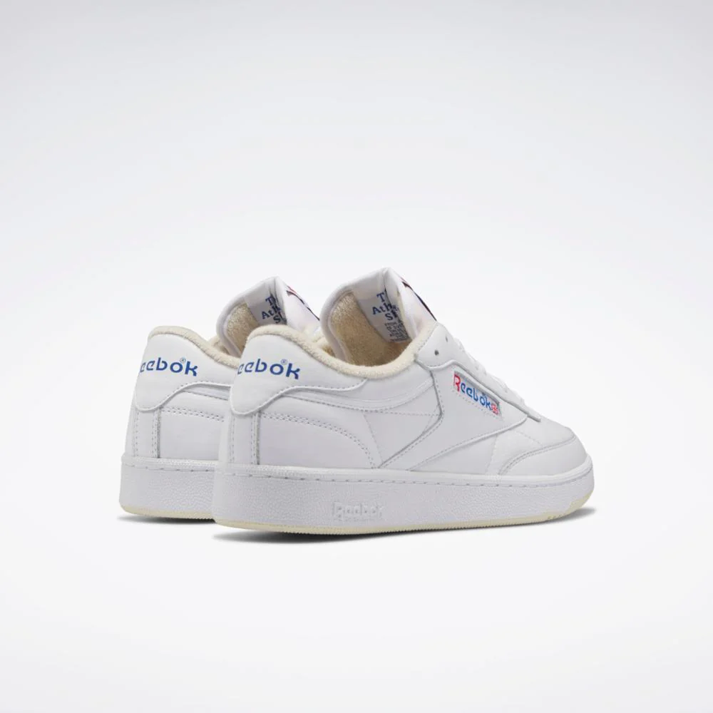 Reebok Footwear Men CLUB C 85 VINTAGE SHOES FTWWHT/ALABAS/VECBLU - Image 4
