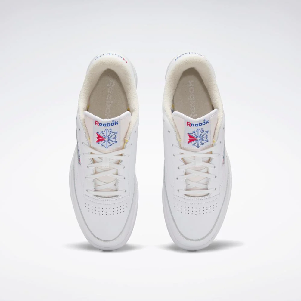 Reebok Footwear Men CLUB C 85 VINTAGE SHOES FTWWHT/ALABAS/VECBLU - Image 6
