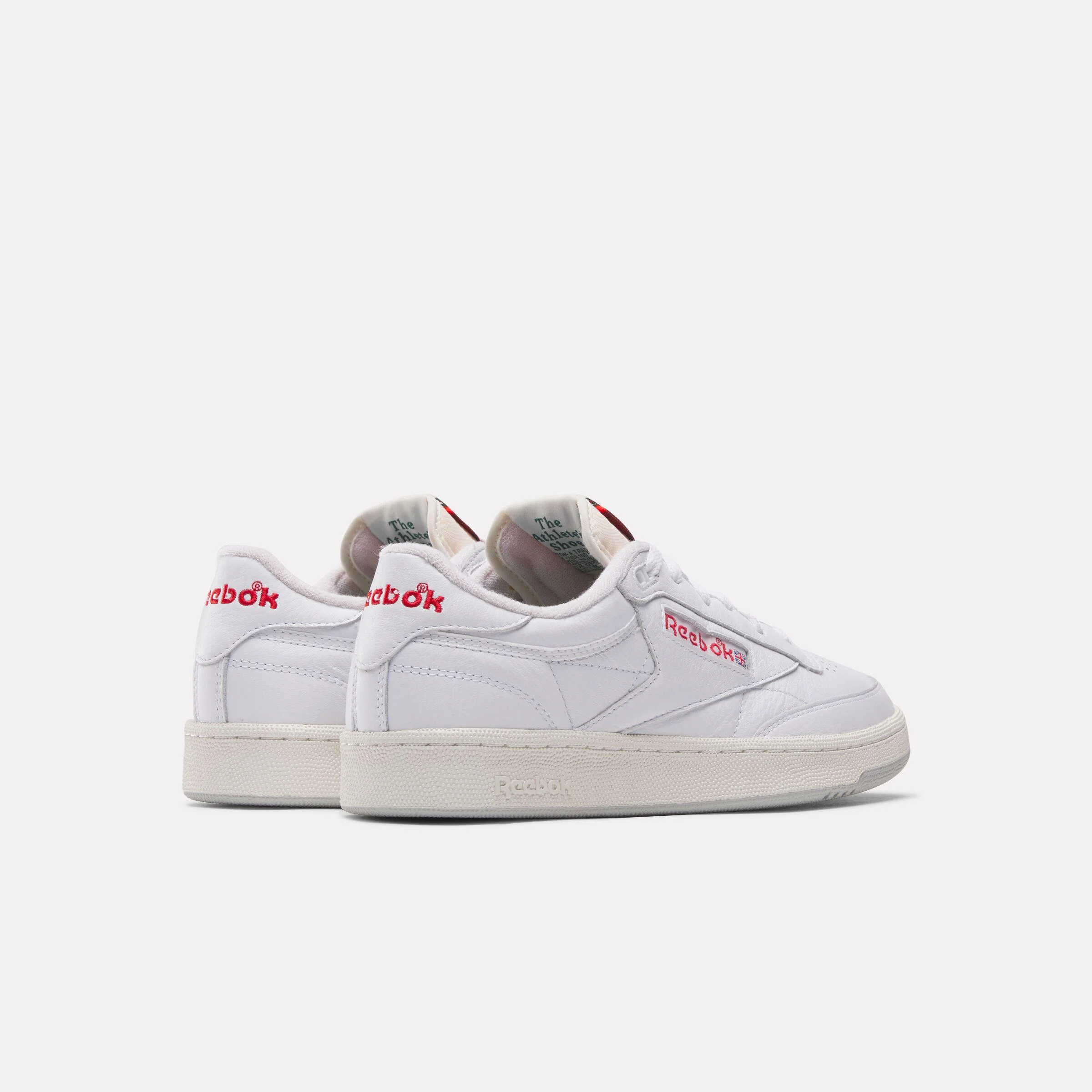 Reebok Footwear Men Club C 85 Vintage Shoes WHITE/CHALK/VECTORRED - Image 3