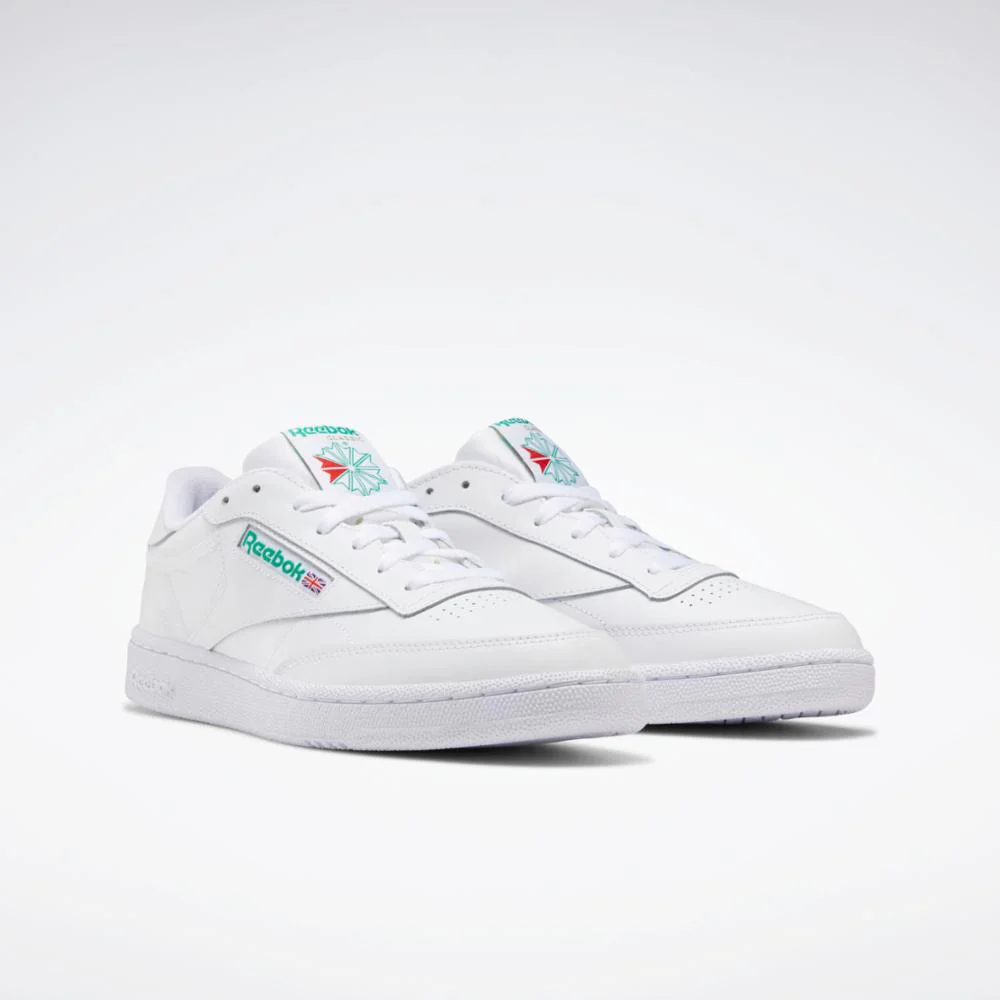 Reebok Footwear Men CLUB C 85 INT-WHT/GREEN - Image 3