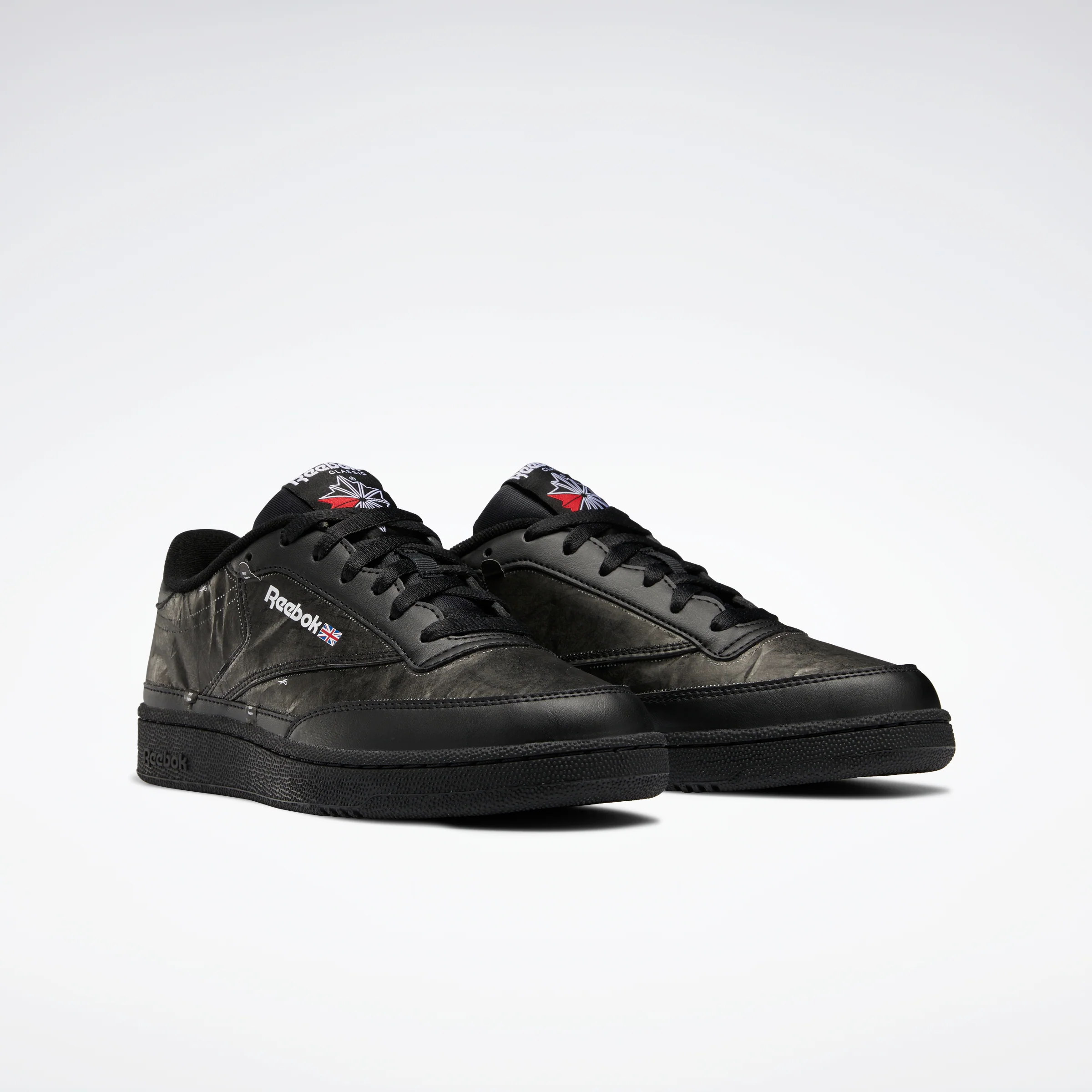 Reebok Footwear Men Club C 85 X U Shoes Cblack/Cblack/Ftwwht - Image 3