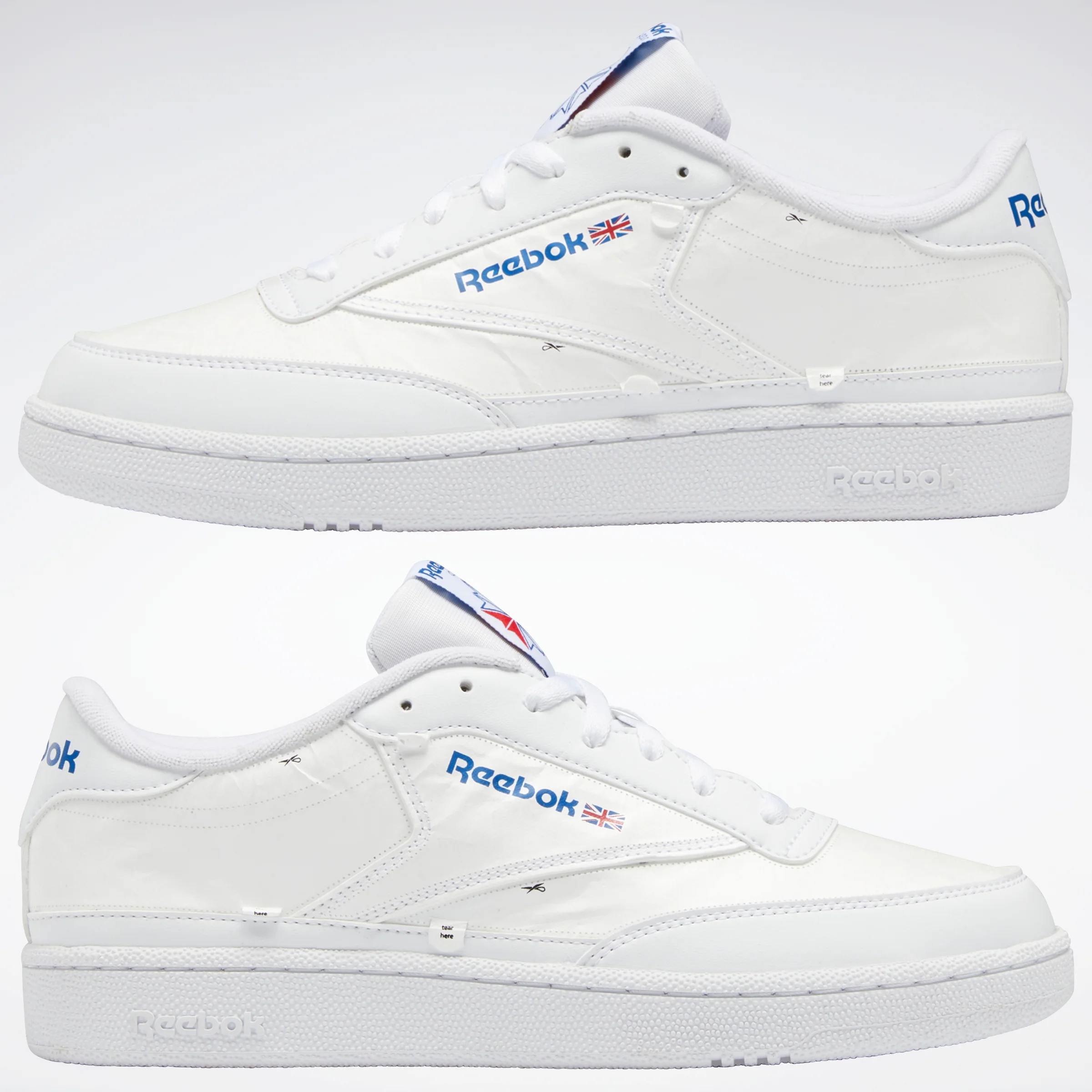 Reebok Footwear Men Club C 85 X U Shoes Ftwwht/Ftwwht/Vecblu - Image 10