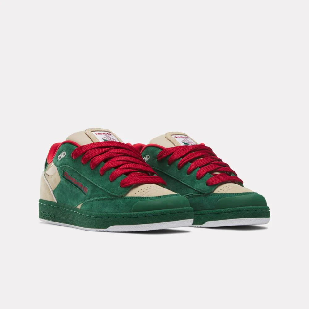 Reebok Footwear Men Club C Bulc Shoes DRKGRN/OAT/CLAYEL - Image 2