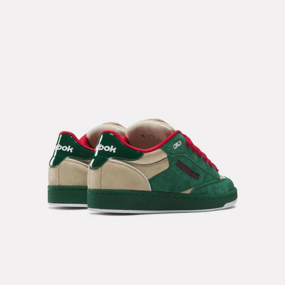 Reebok Footwear Men Club C Bulc Shoes DRKGRN/OAT/CLAYEL - Image 3