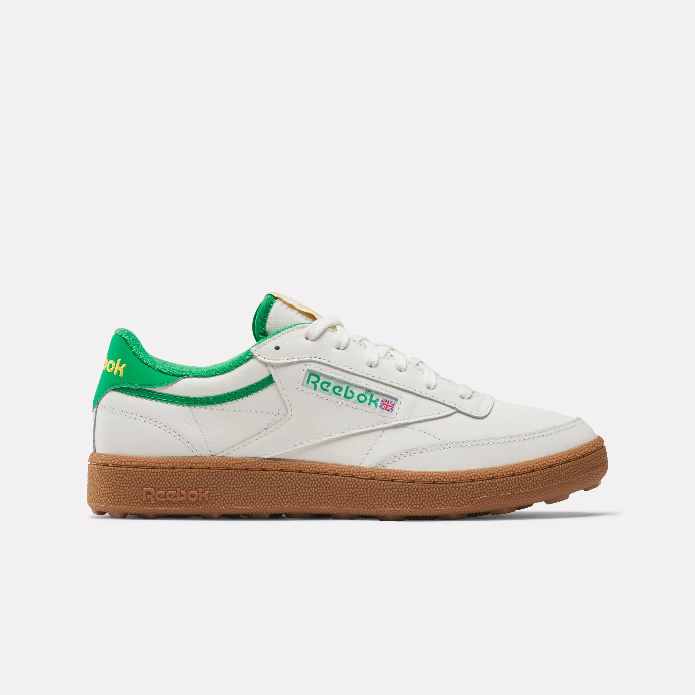 REEBOK FOOTWEAR MEN Club C Golf Shoes CHALK/CLASSIC GREEN