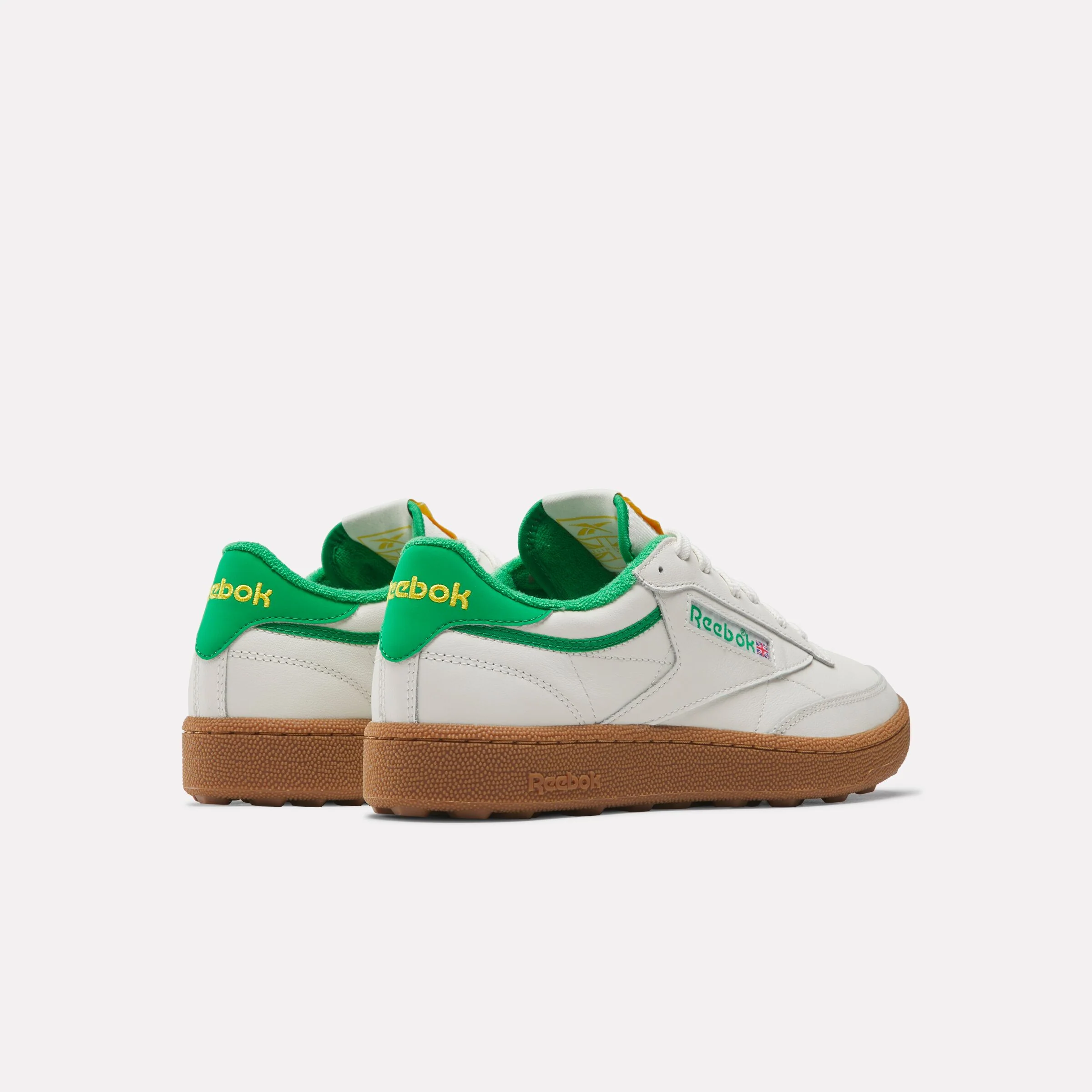 REEBOK FOOTWEAR MEN Club C Golf Shoes CHALK/CLASSIC GREEN - Image 3