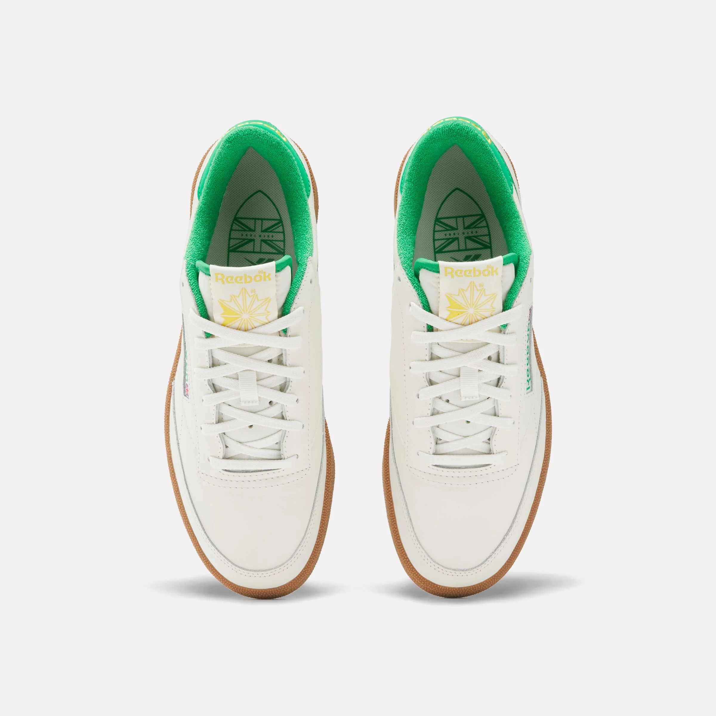 REEBOK FOOTWEAR MEN Club C Golf Shoes CHALK/CLASSIC GREEN - Image 5