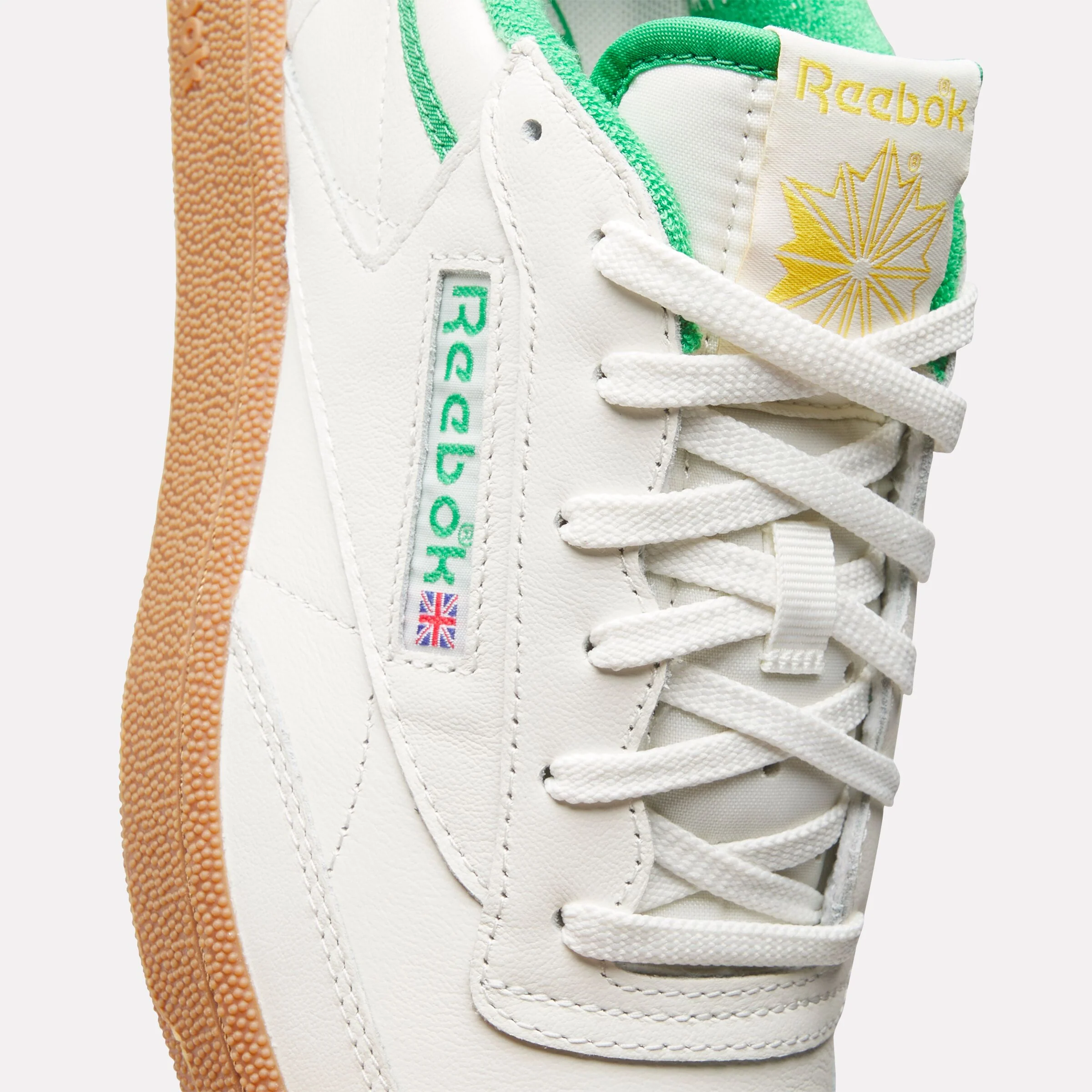 REEBOK FOOTWEAR MEN Club C Golf Shoes CHALK/CLASSIC GREEN - Image 6