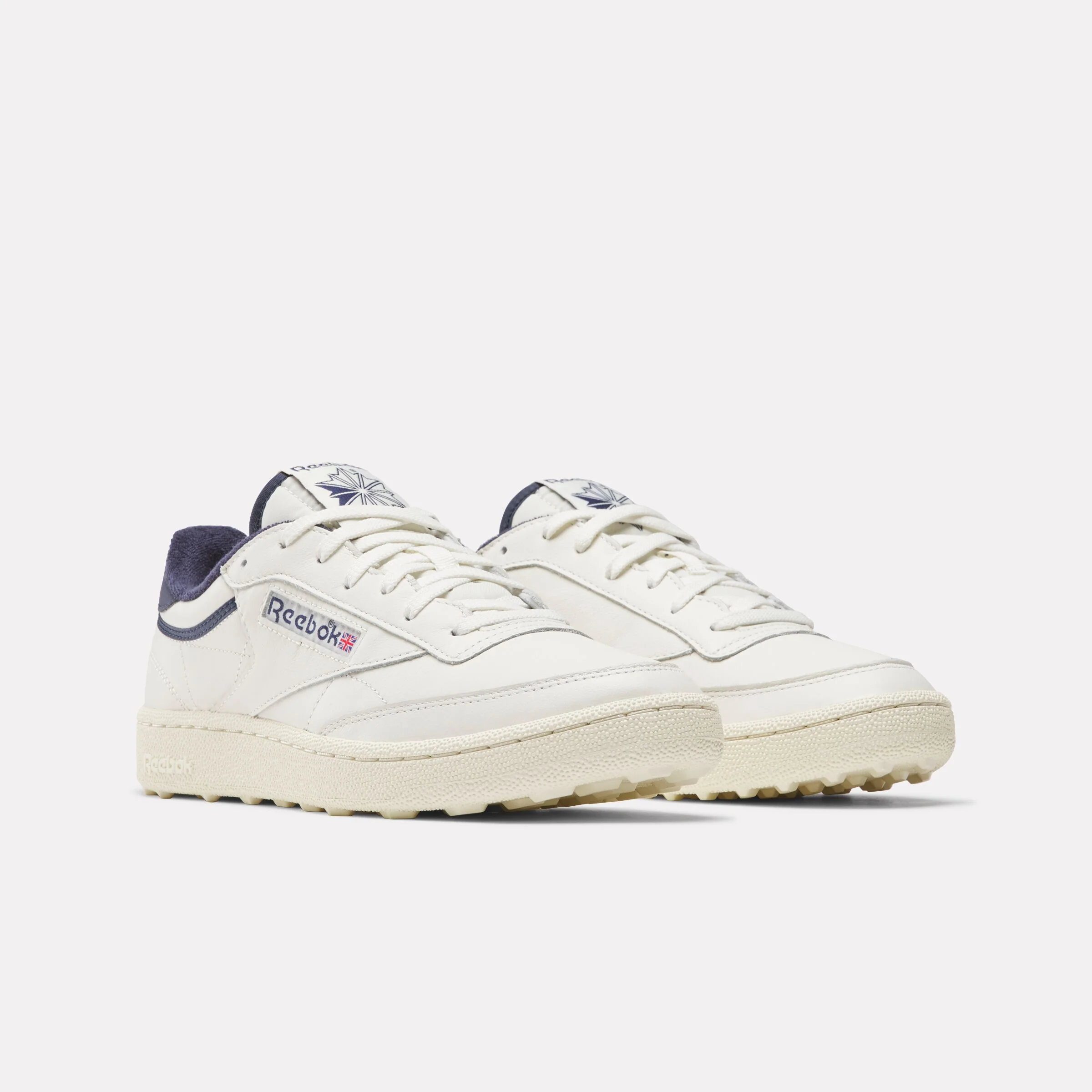 REEBOK FOOTWEAR MEN Club C Golf Shoes CHALK/VINTAGE CHALK/VECTOR NAV - Image 2
