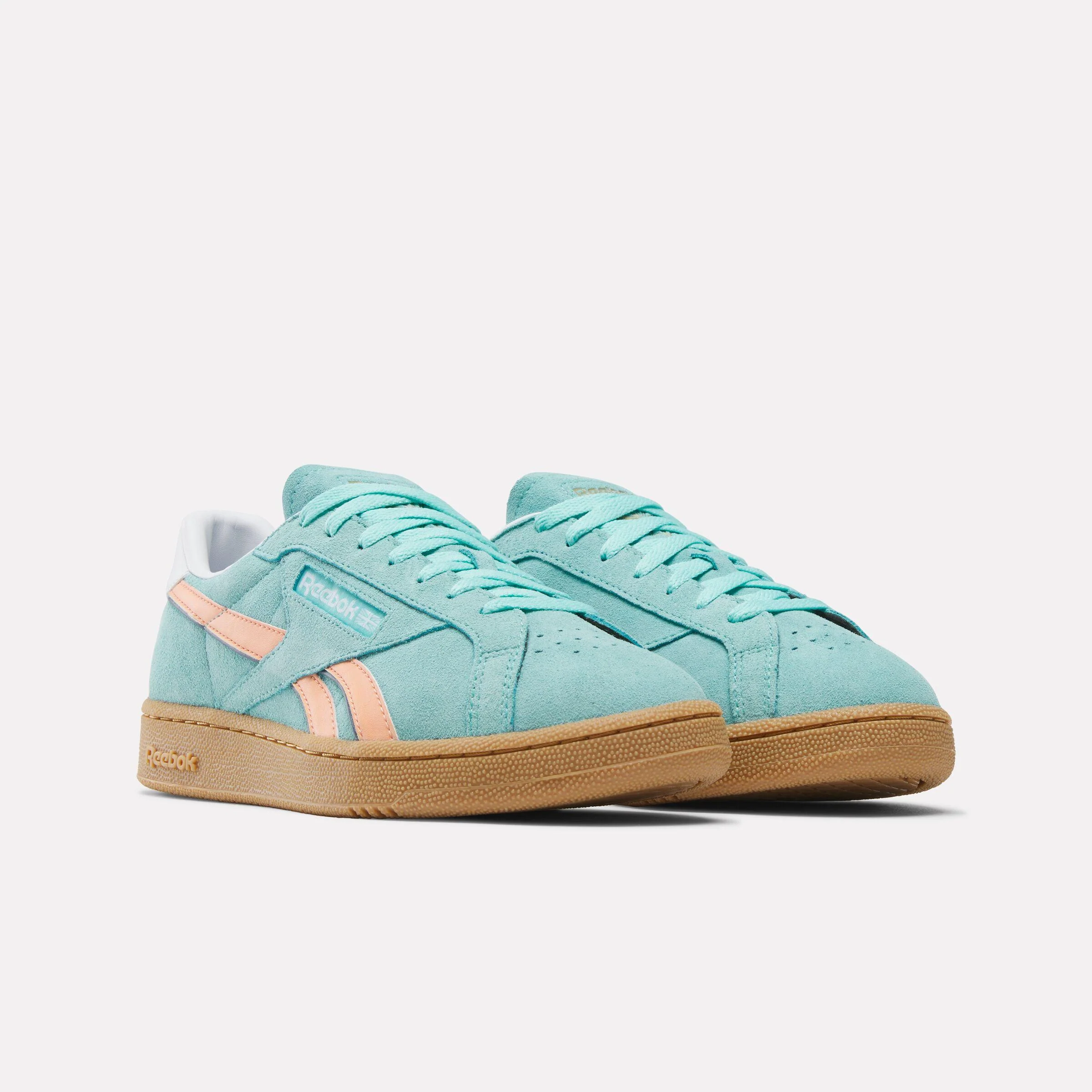 Reebok Footwear Men Club C Grounds UK Shoes AIAQUA/SUNKISSEDORANGE/GUM - Image 2