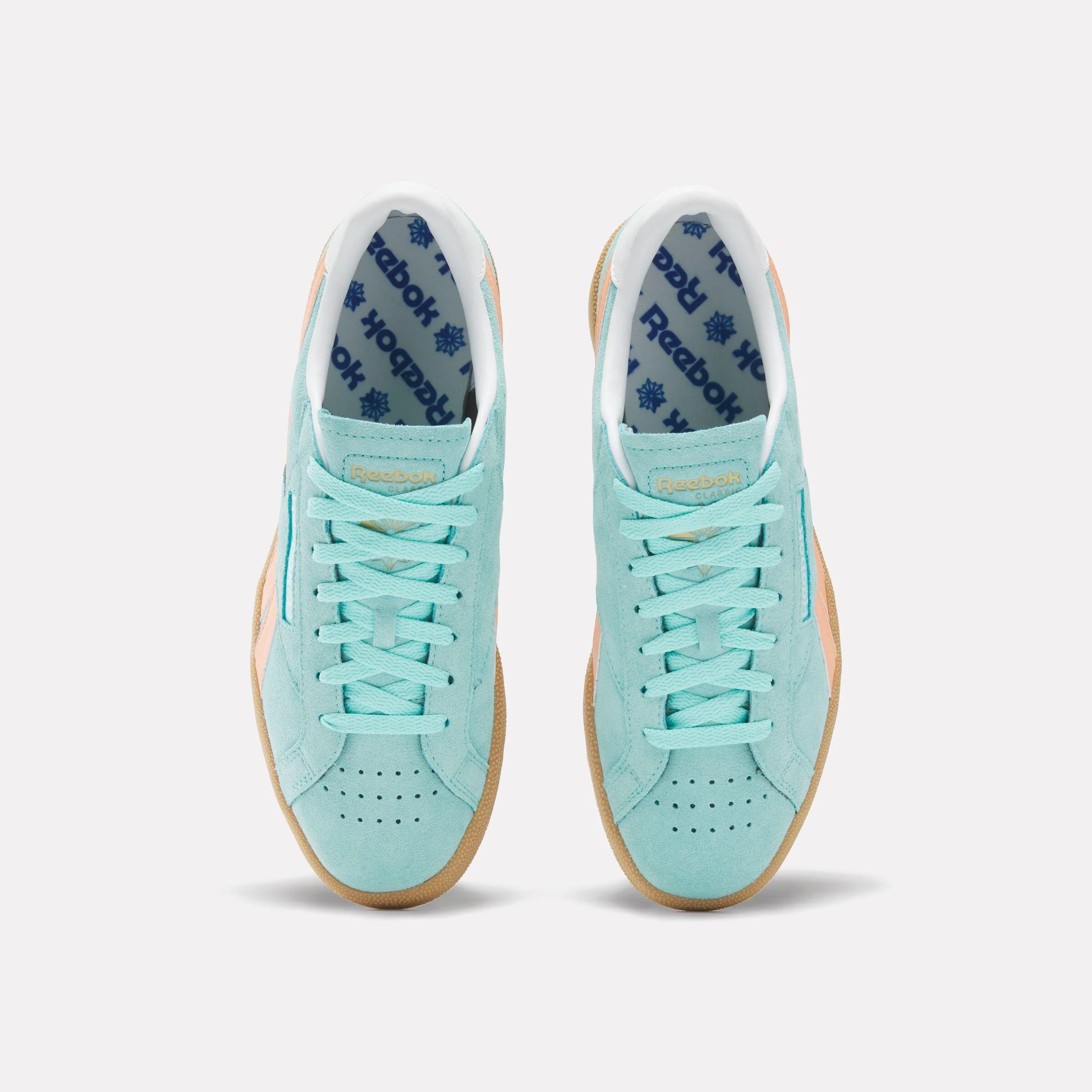 Reebok Footwear Men Club C Grounds UK Shoes AIAQUA/SUNKISSEDORANGE/GUM - Image 5