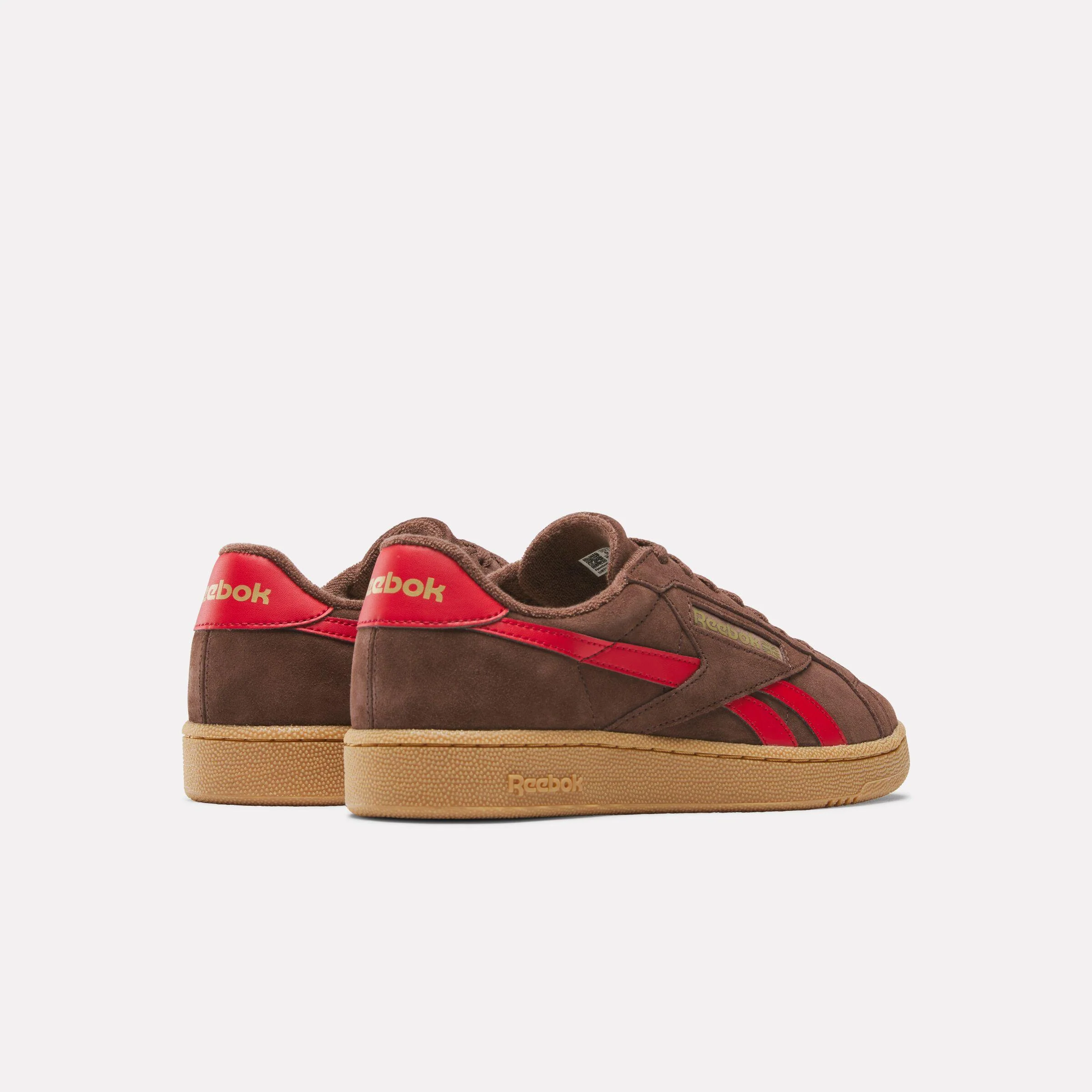 Reebok Footwear Men Club C Grounds UK Shoes CAMPUSBROWN/VECTORRED/GUM - Image 3