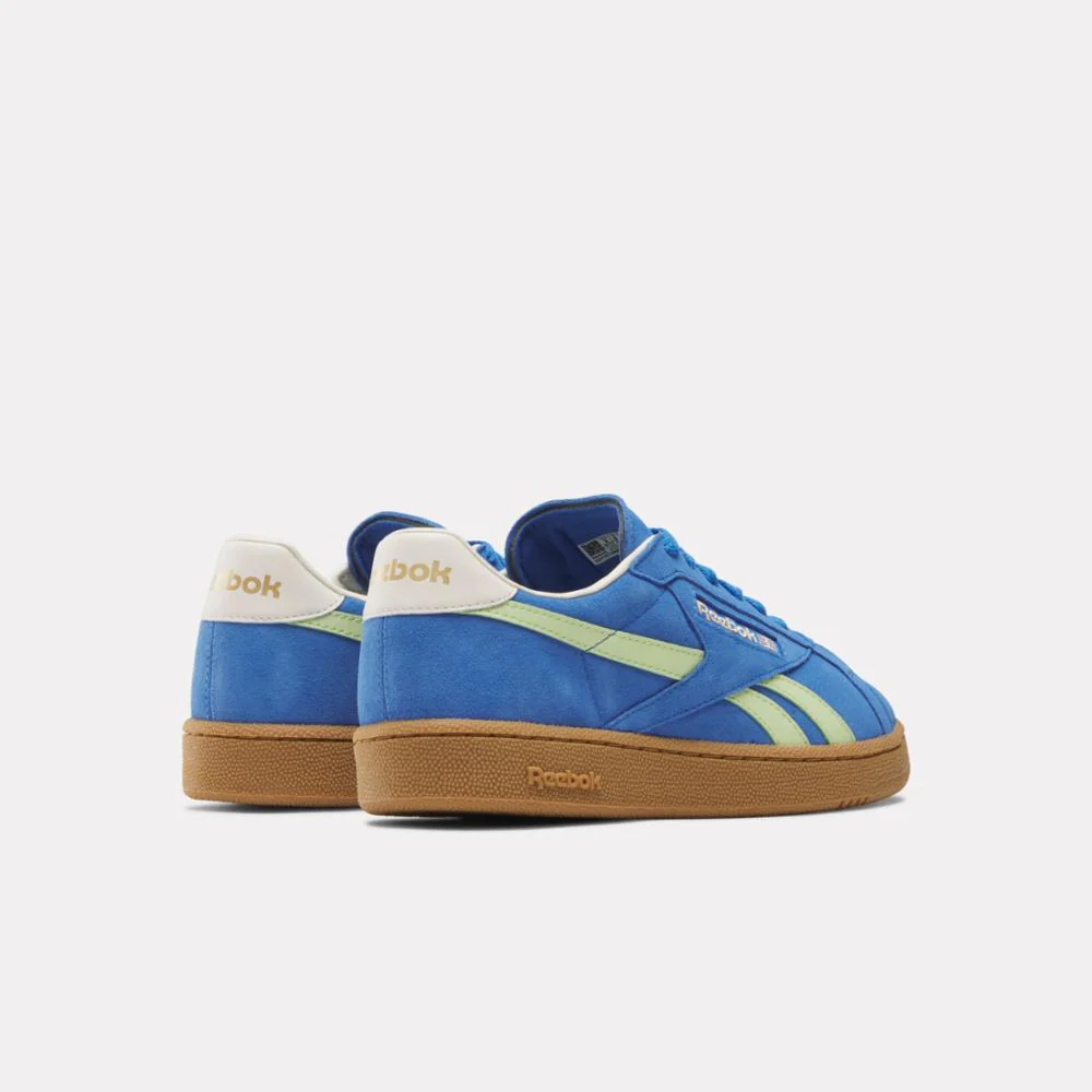 Reebok Footwear Men Club C Grounds UK Shoes KINETICBLUE/ASTROLIME/VINTAGEC - Image 3