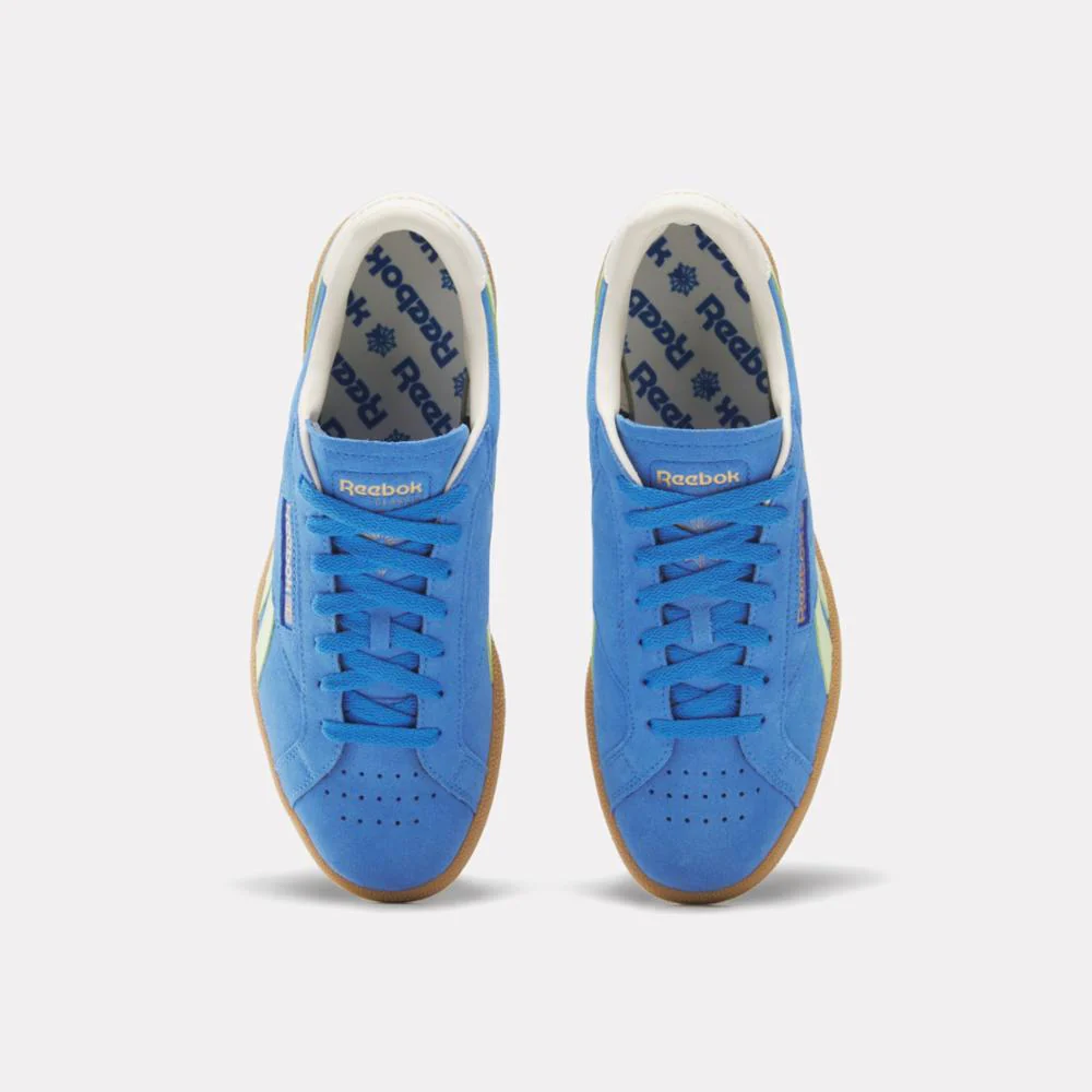Reebok Footwear Men Club C Grounds UK Shoes KINETICBLUE/ASTROLIME/VINTAGEC - Image 5