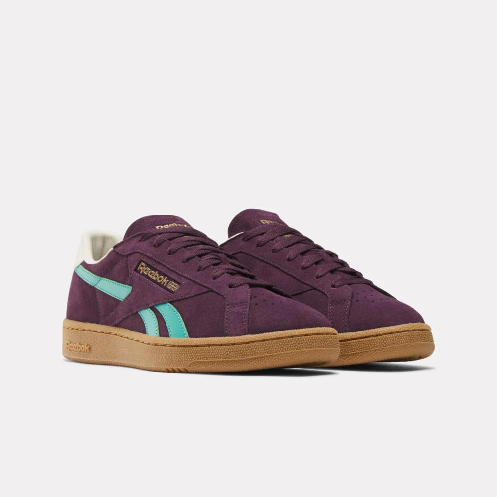 Reebok Footwear Men Club C Grounds UK Shoes MIDNIGHTPLUM/UNLSHDGREEN/BLAC - Image 2