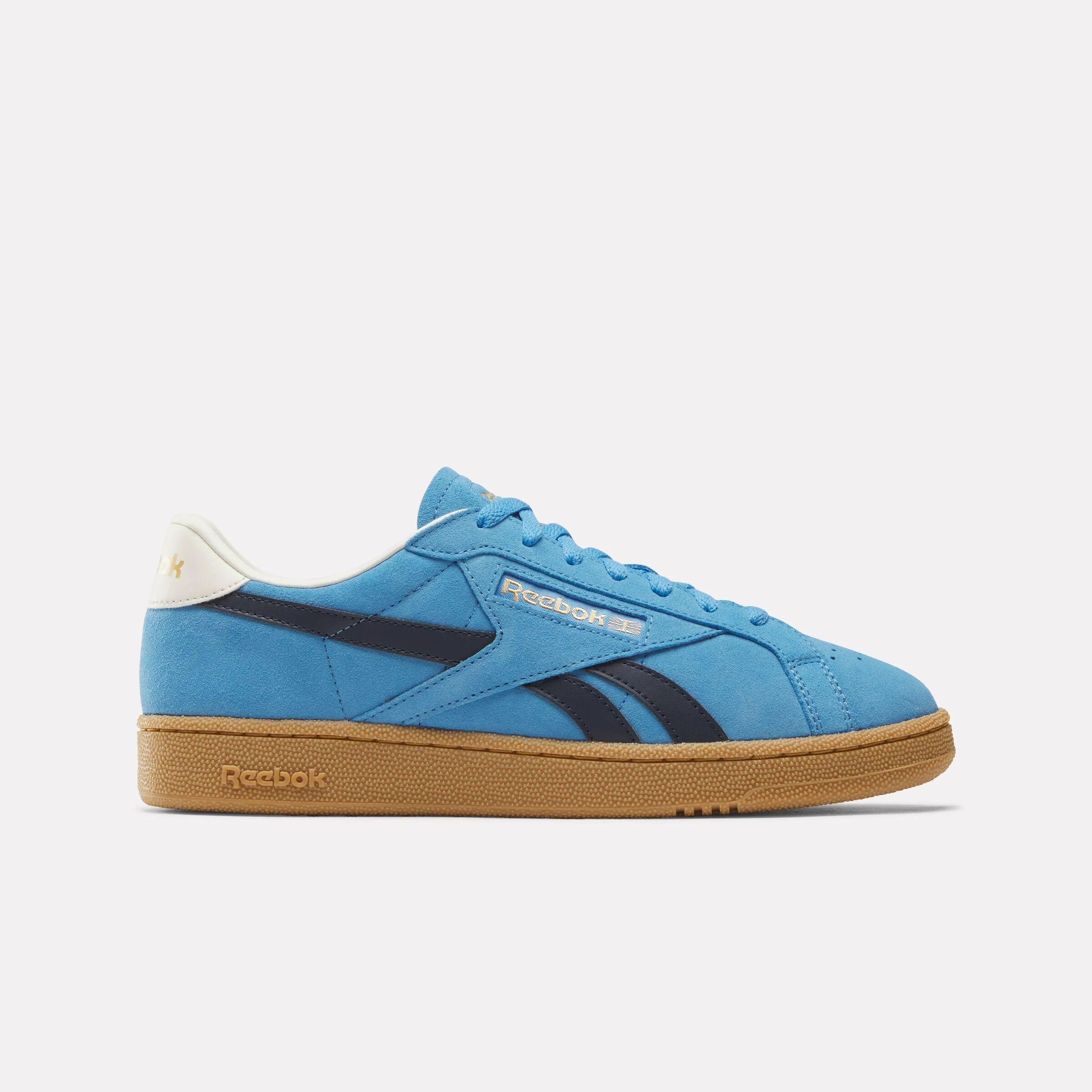 Reebok Footwear Men Club C Grounds UK Shoes RECOVERYBLUE/VECTORNAVY/GUM