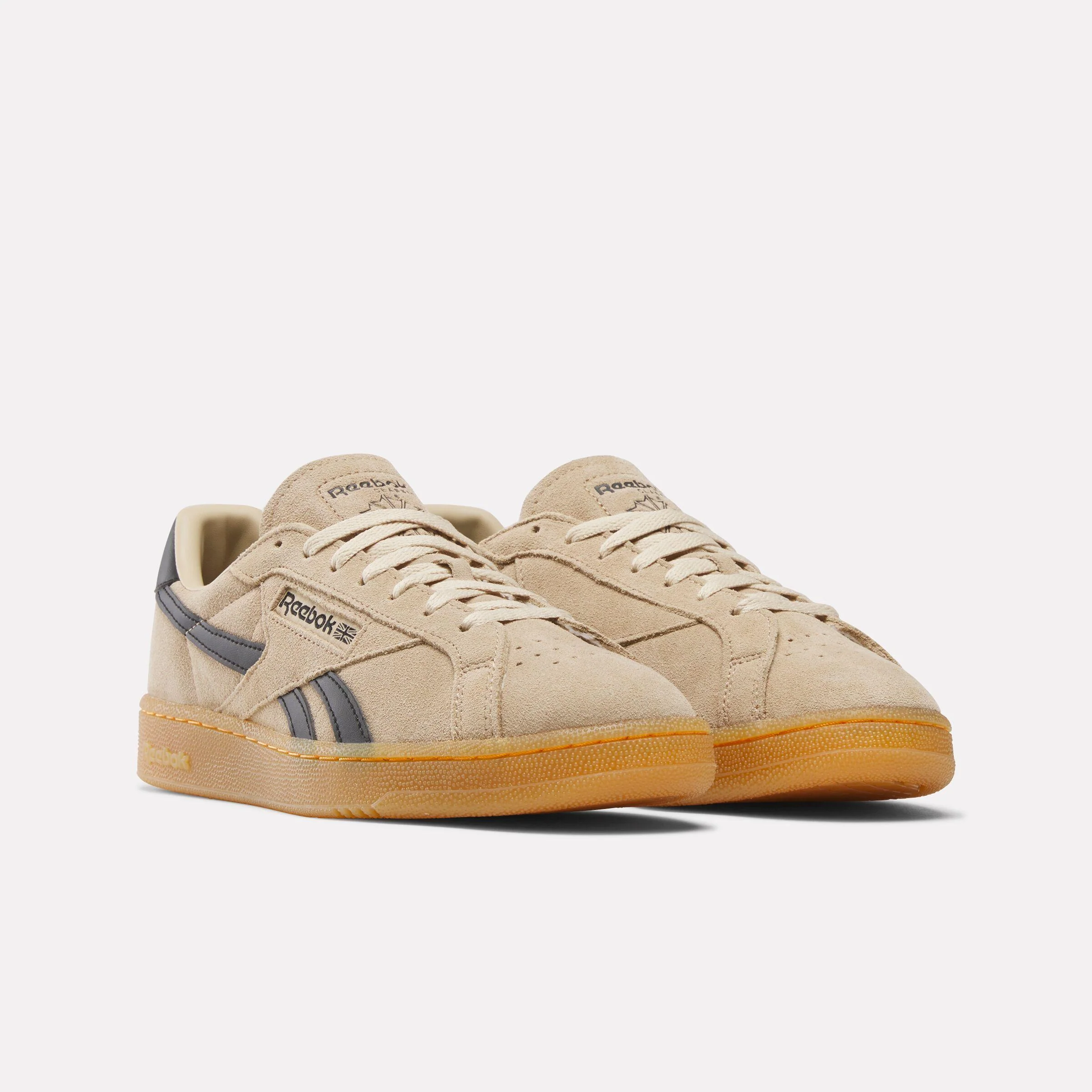 Reebok Footwear Men Club C Grounds UK Shoes TAN/BLACK/GUM - Image 2