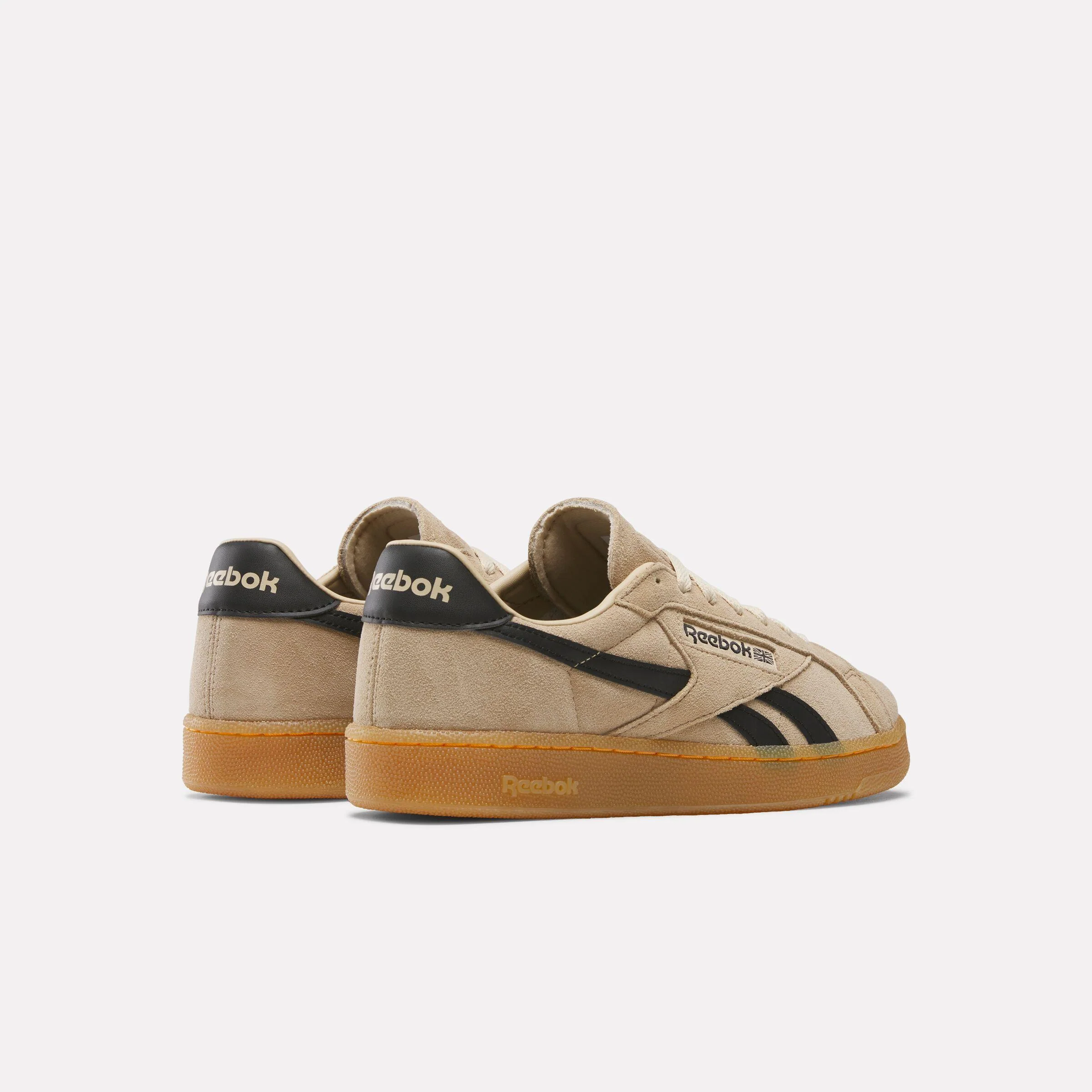 Reebok Footwear Men Club C Grounds UK Shoes TAN/BLACK/GUM - Image 3