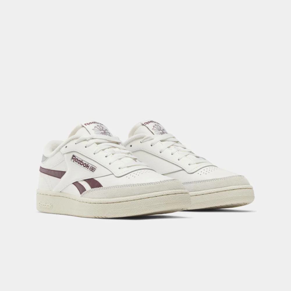 Reebok Footwear Men Club C Revenge Shoes CHALK/CL MAROON /PURE GRY 3 - Image 2