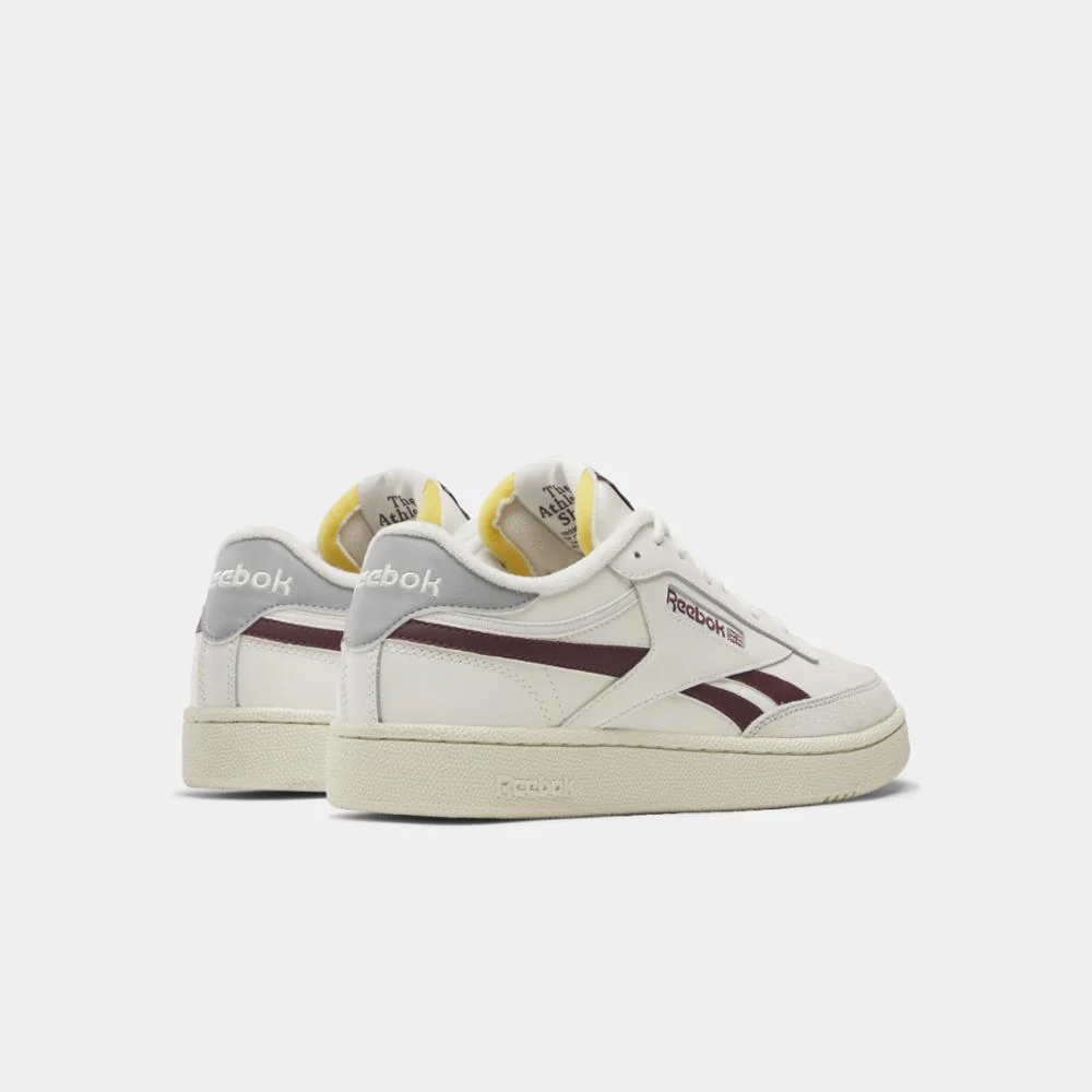 Reebok Footwear Men Club C Revenge Shoes CHALK/CL MAROON /PURE GRY 3 - Image 3