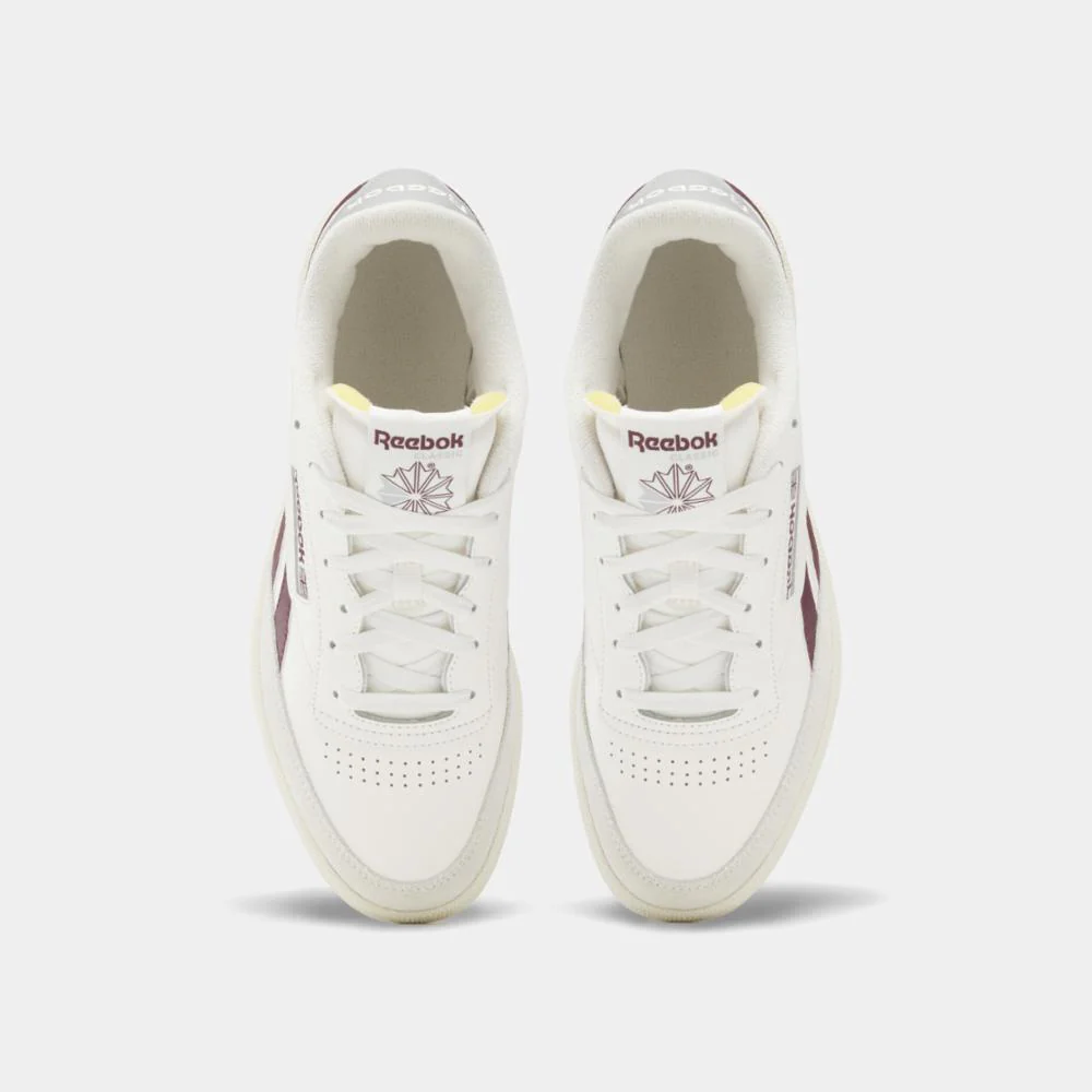 Reebok Footwear Men Club C Revenge Shoes CHALK/CL MAROON /PURE GRY 3 - Image 5