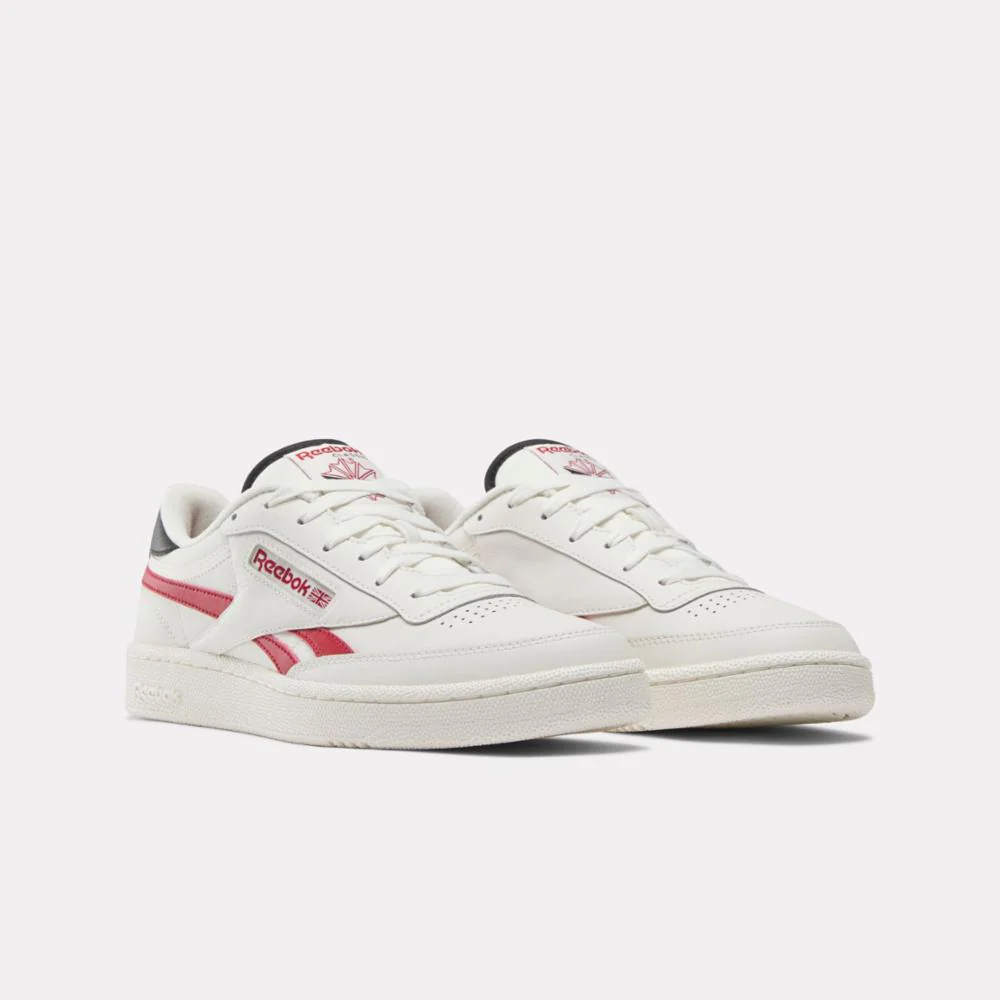 Reebok Footwear Men Club C Revenge Shoes CHALK/FLASRD/BLACK - Image 2