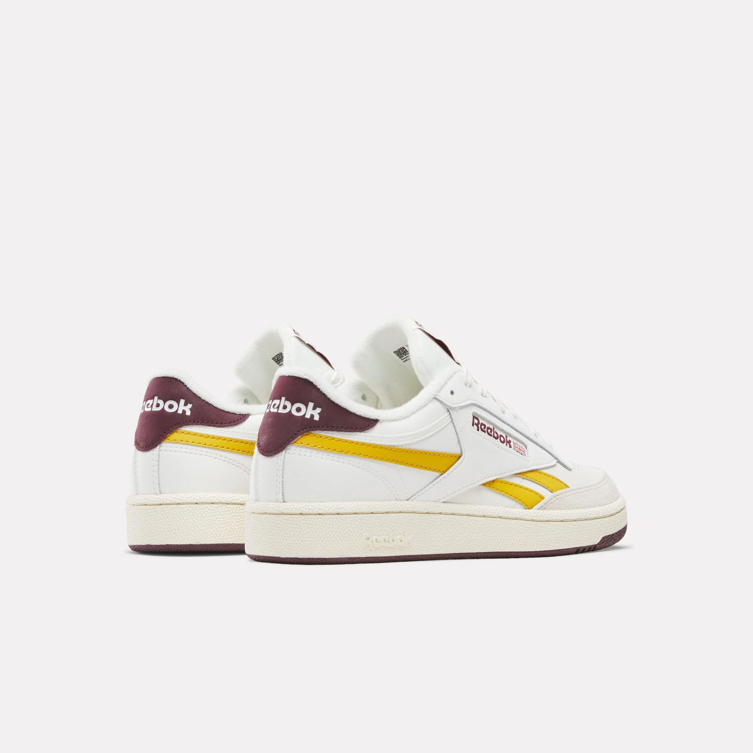 Reebok Footwear Men Club C Revenge Shoes CHALK/GRITGOLD/BLACKCHERRY - Image 3