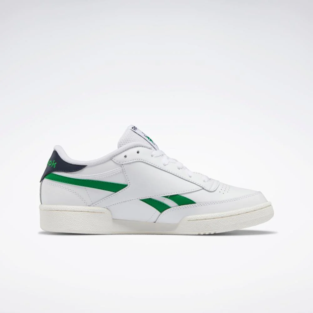 Reebok Footwear Men Club C Revenge Shoes FTWWHT/GLEGRN/VECNAV - Image 2