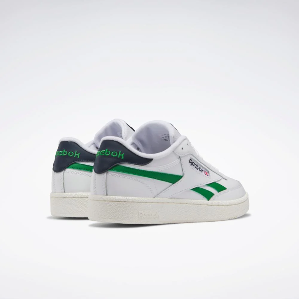 Reebok Footwear Men Club C Revenge Shoes FTWWHT/GLEGRN/VECNAV - Image 4