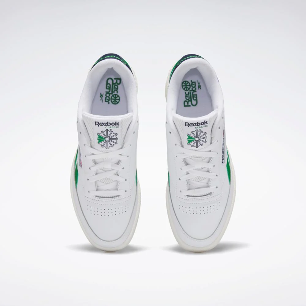 Reebok Footwear Men Club C Revenge Shoes FTWWHT/GLEGRN/VECNAV - Image 6