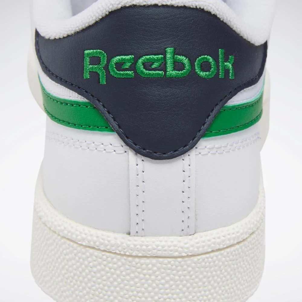 Reebok Footwear Men Club C Revenge Shoes FTWWHT/GLEGRN/VECNAV - Image 8