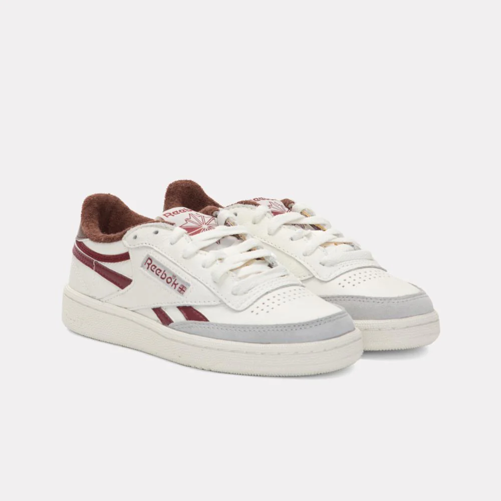 Reebok Footwear Men Club C Revenge Vintage Shoes CHALK/BURGUNDY/GREY - Image 2