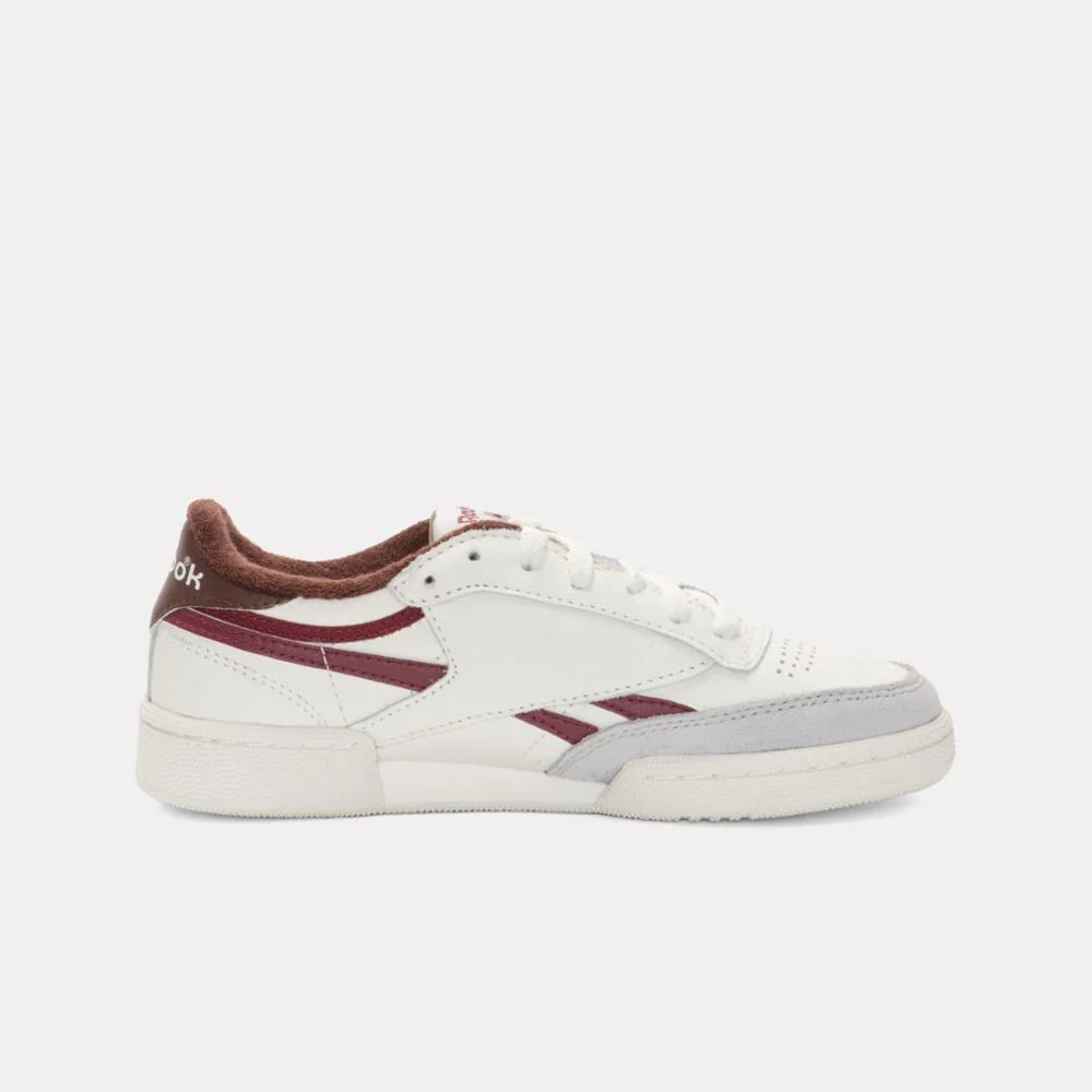 Reebok Footwear Men Club C Revenge Vintage Shoes CHALK/BURGUNDY/GREY - Image 3
