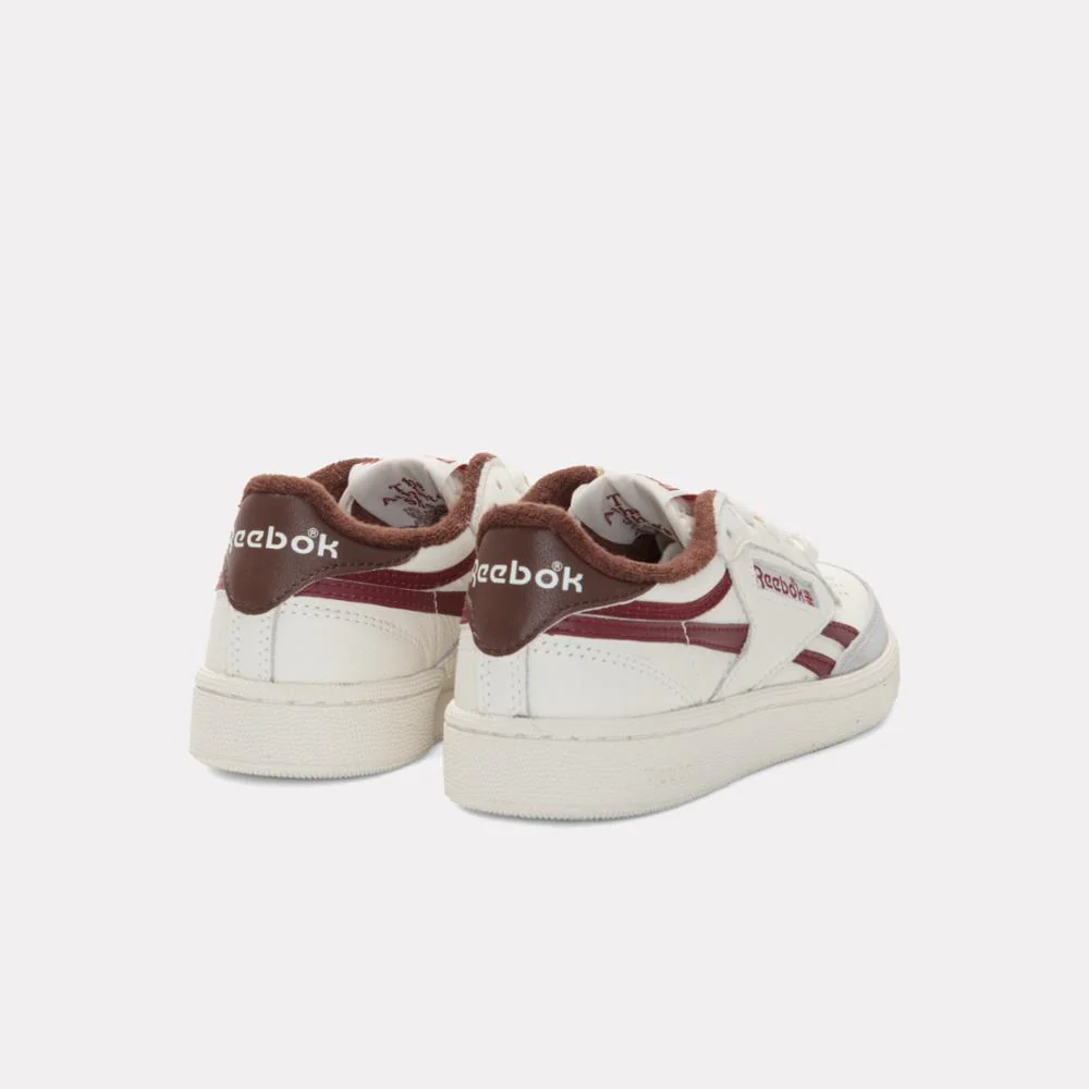 Reebok Footwear Men Club C Revenge Vintage Shoes CHALK/BURGUNDY/GREY - Image 4