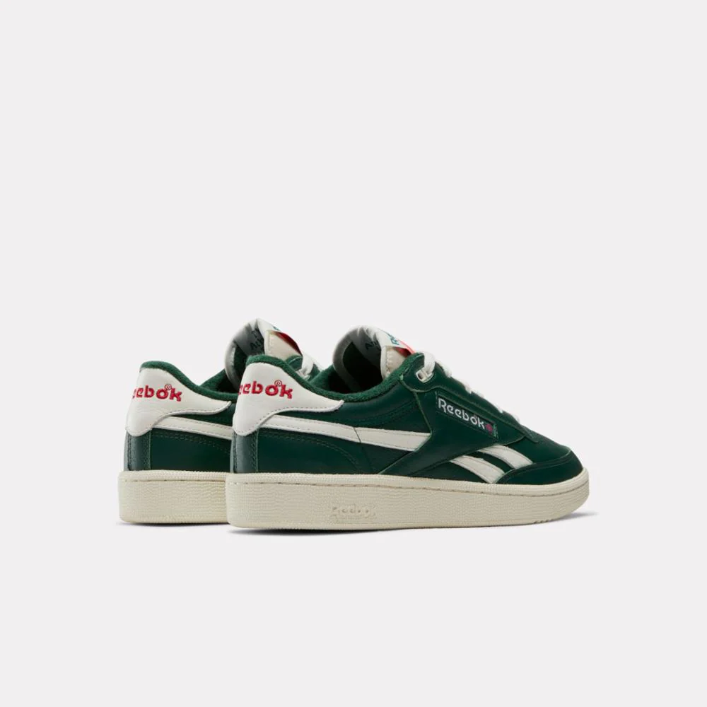 Reebok Footwear Men Club C Revenge Vintage Shoes DARKGREEN/CHALK/NEONCHERRY - Image 3
