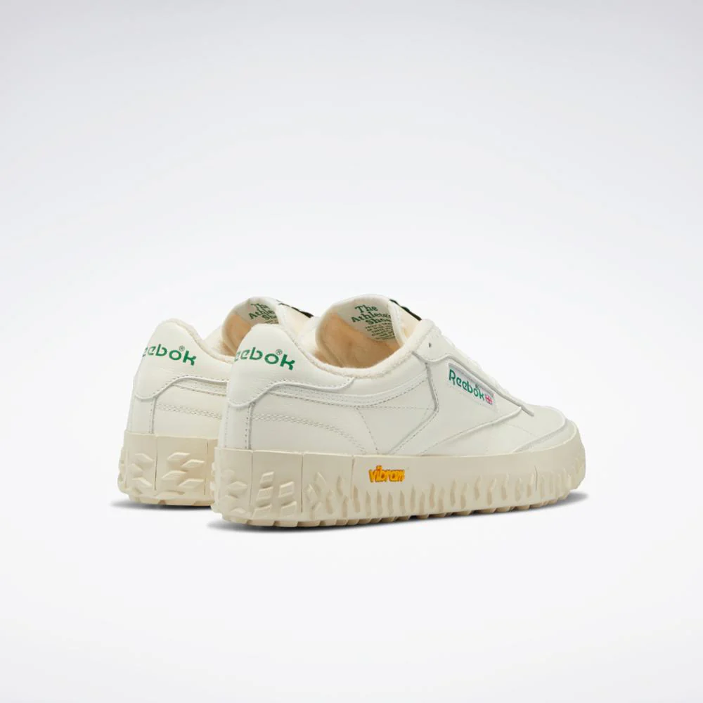 Reebok Footwear Men Club C Vibram Shoes CHALK/VINCHA/GLEGRN - Image 4