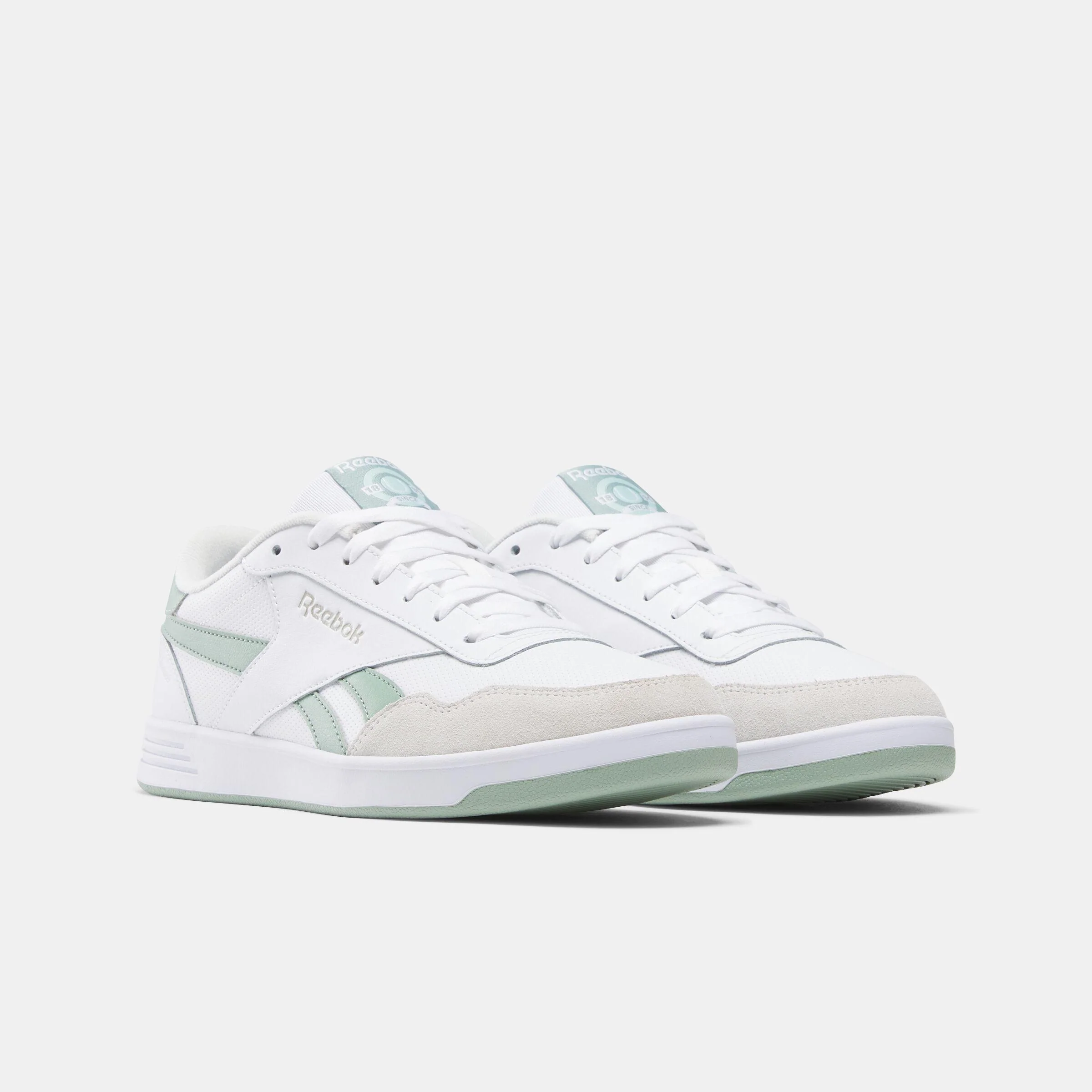 Reebok Footwear Men Court Advance Shoes FTWRWHITE/HYBRIDGREEN/BARELYGR - Image 2