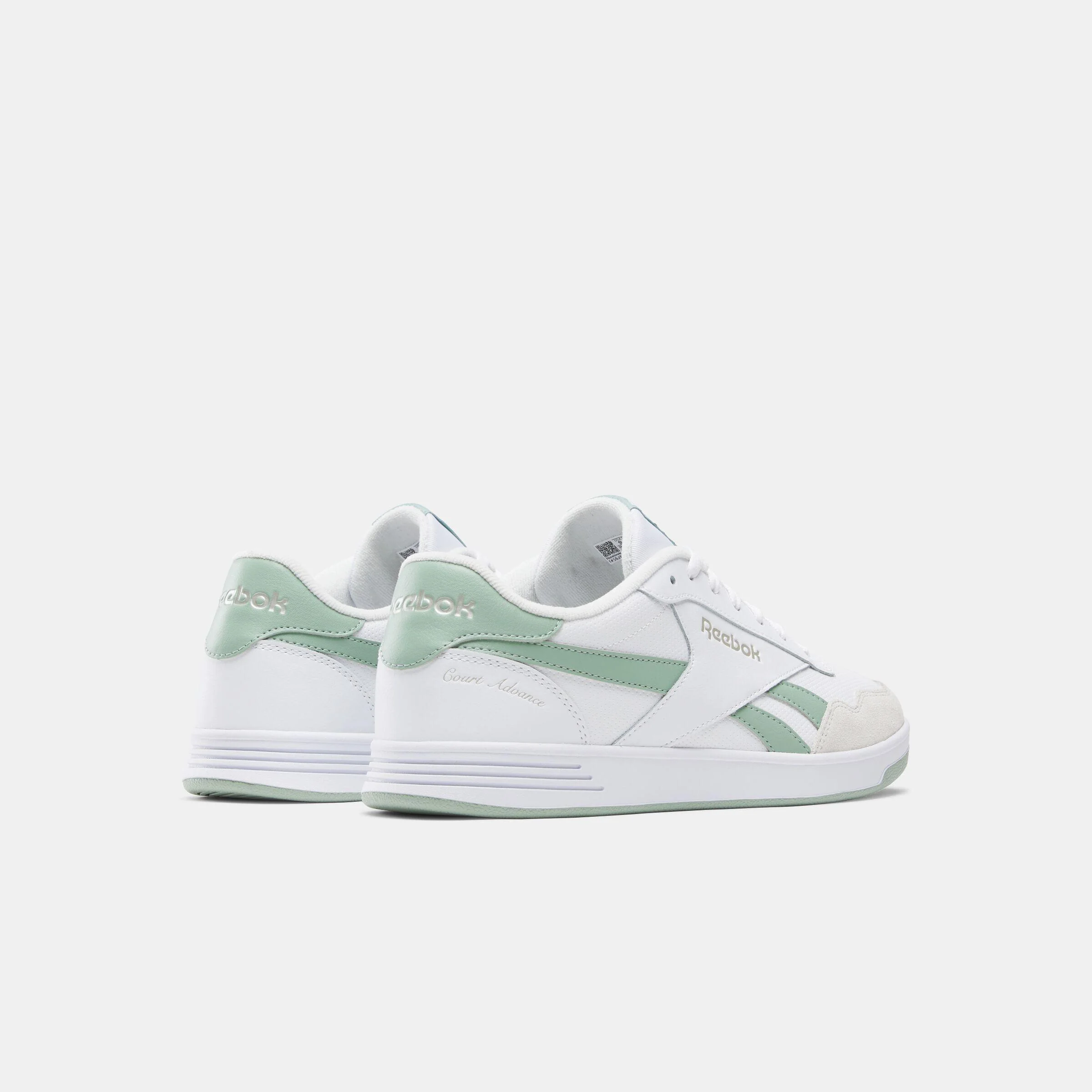 Reebok Footwear Men Court Advance Shoes FTWRWHITE/HYBRIDGREEN/BARELYGR - Image 3
