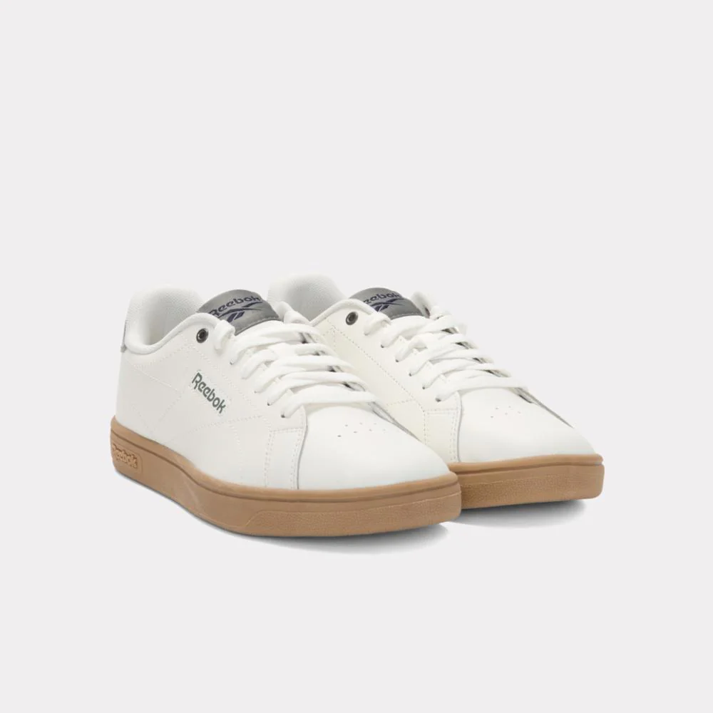 Reebok Footwear Men Court Clean Shoes CHALK/DARKFOG/VECTORNAVY - Image 3