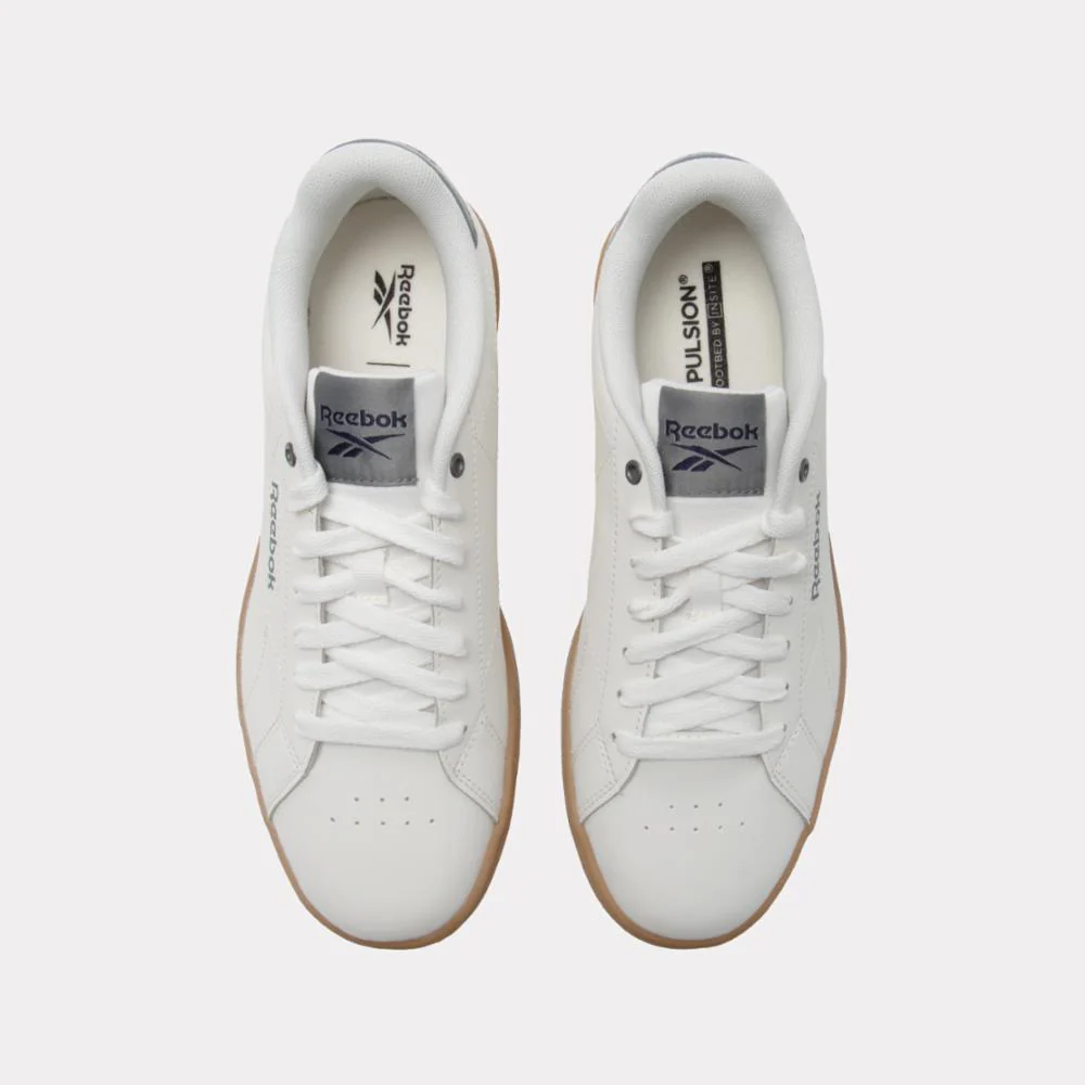 Reebok Footwear Men Court Clean Shoes CHALK/DARKFOG/VECTORNAVY - Image 6