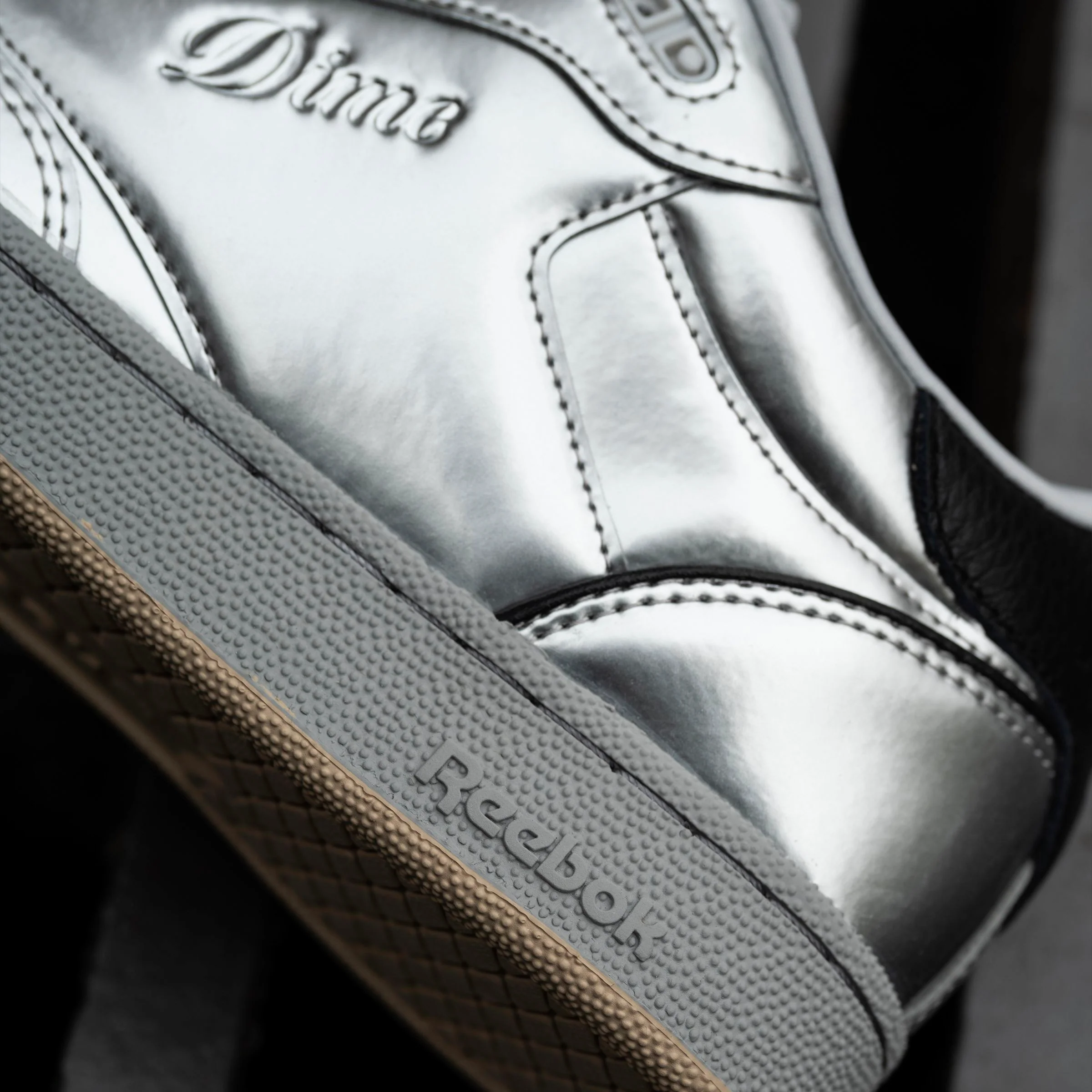 Reebok Footwear Men Dime Club C Bulc Shoes SILVMT/MODBEI/SILVMT - Image 4